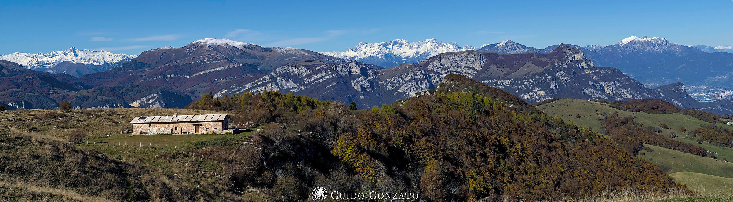 Landscape from the Corno d'Aquilio (VR)