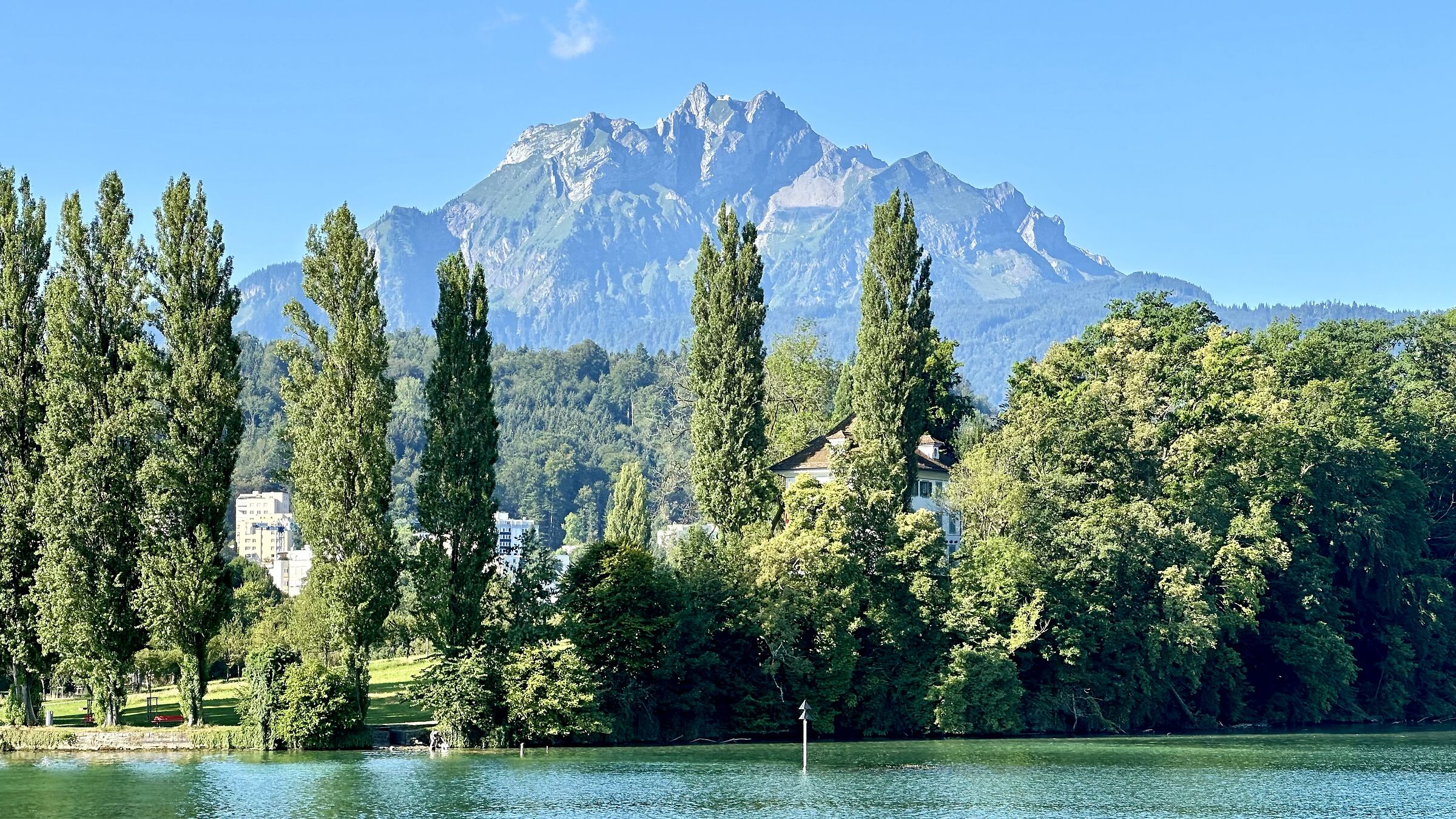 Pilatus vista sul lago dei 4 cantoni
