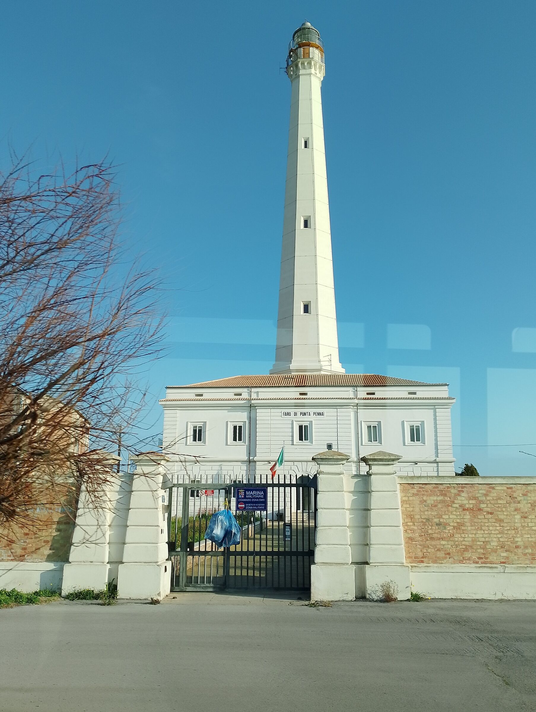 The lighthouse of Punta Penna
