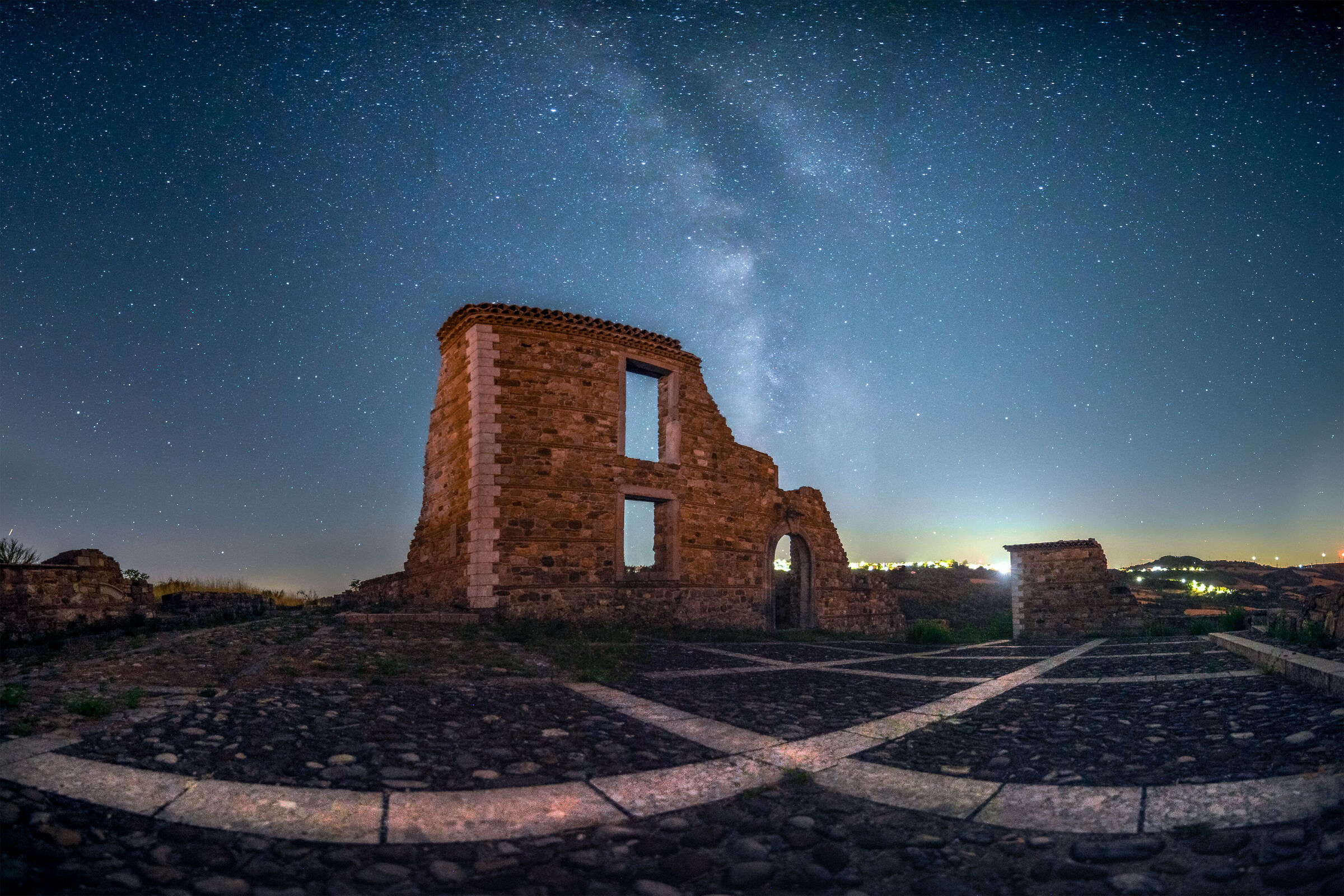 Village of Carbonara and Via Lattea