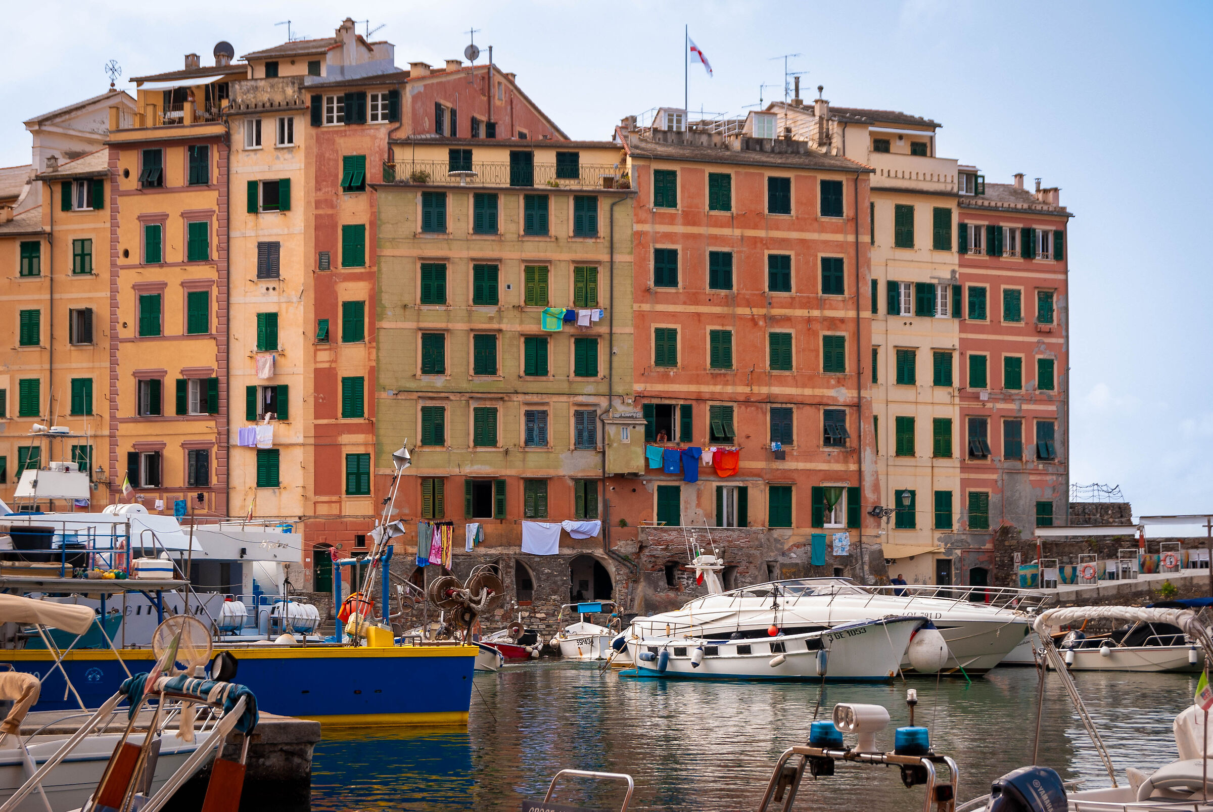 Case sul mare di Camogli