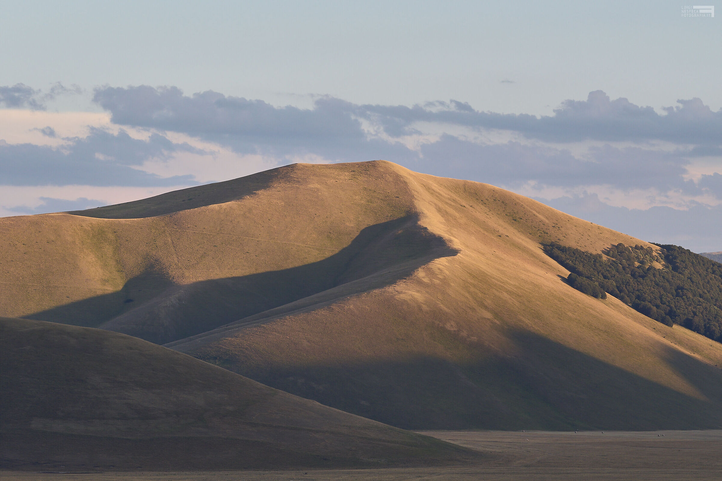 Tramonto sulla piana di Castelluccio