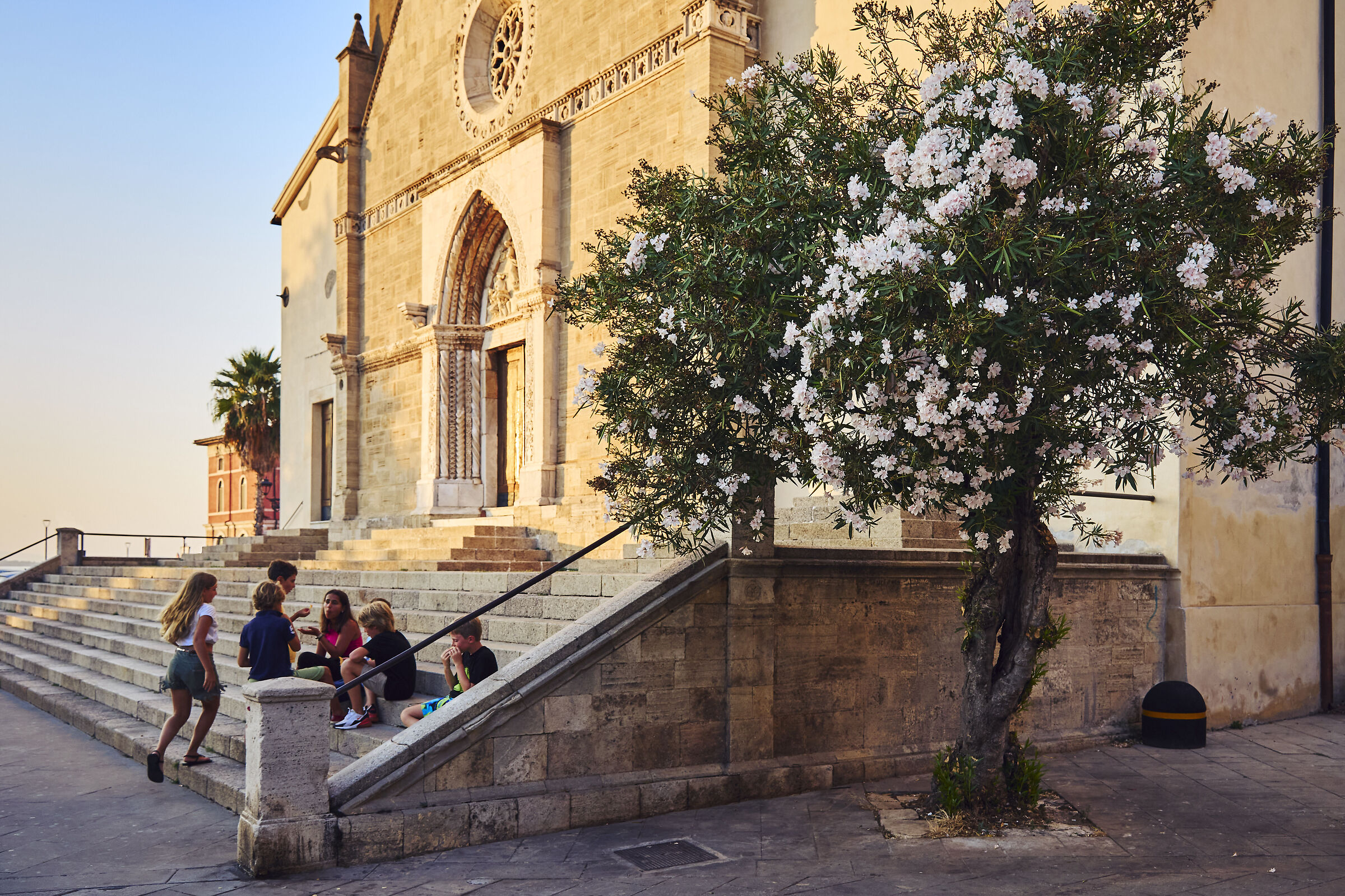 Merenda sugli scalini