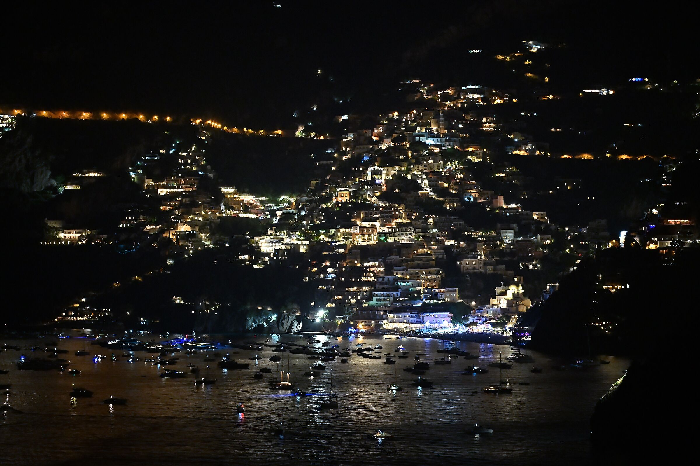 Positano by night