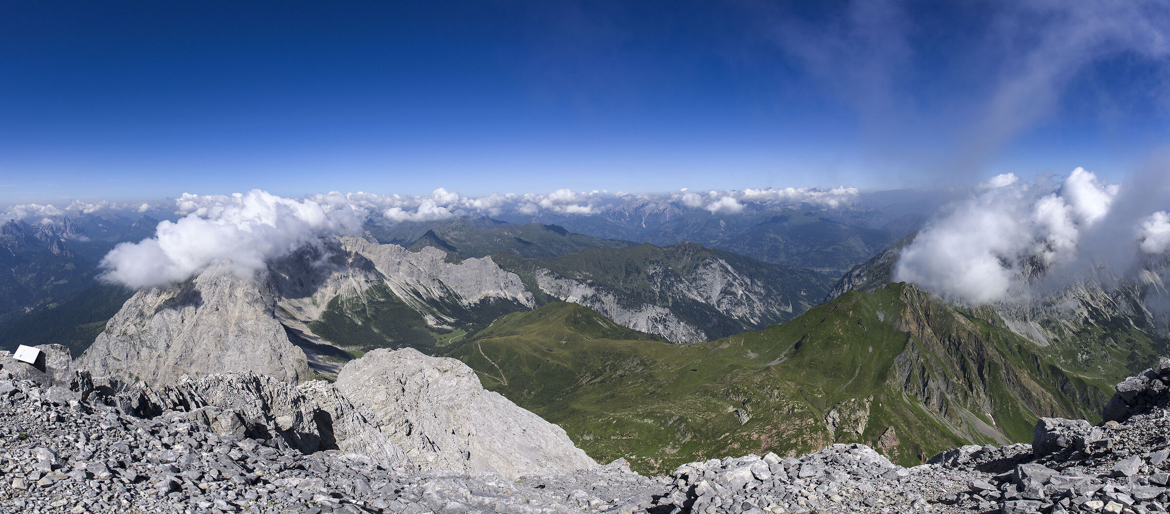 View from Mount Coglians, Carnic Alps