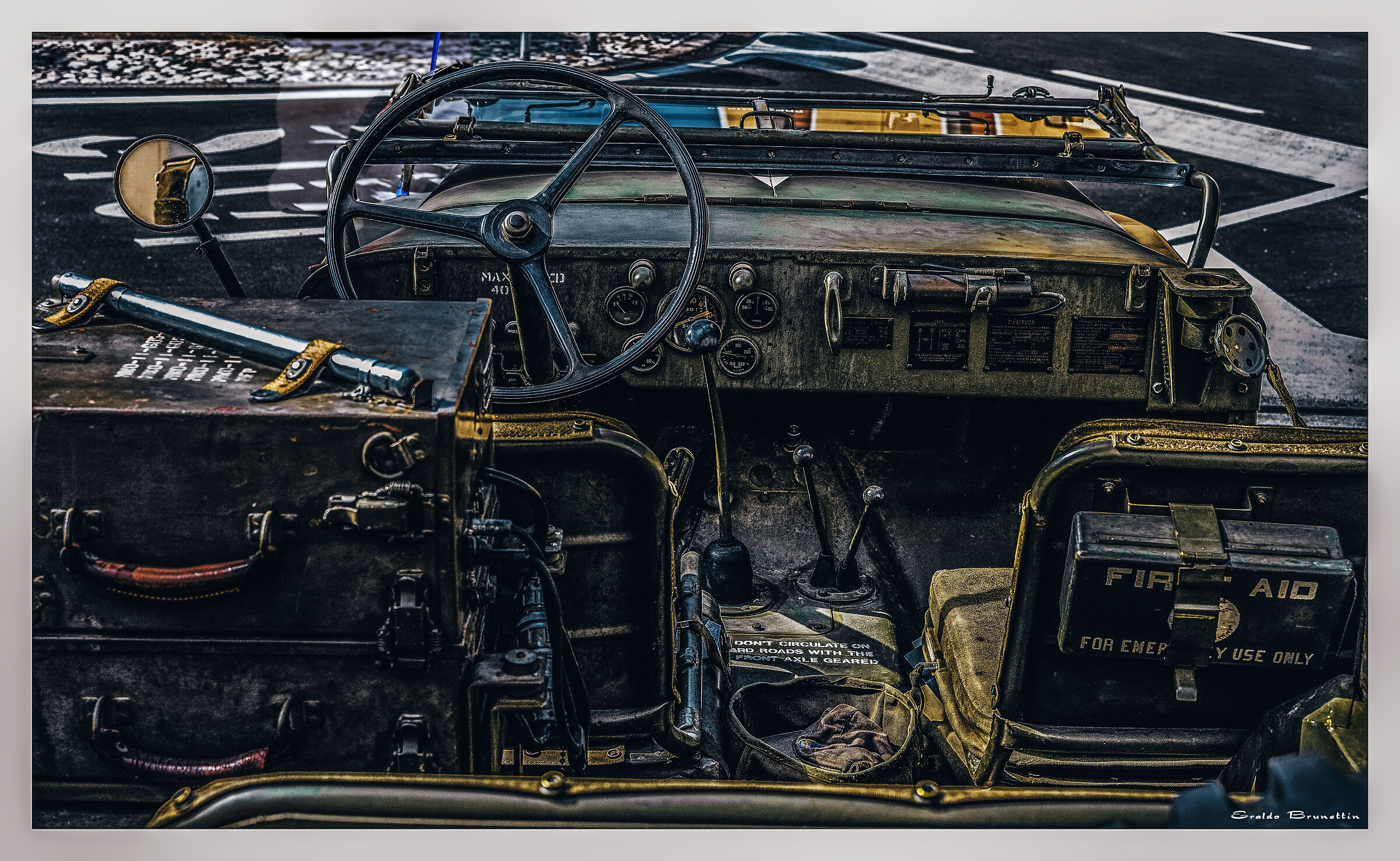 Interno Willys MB USA Army.