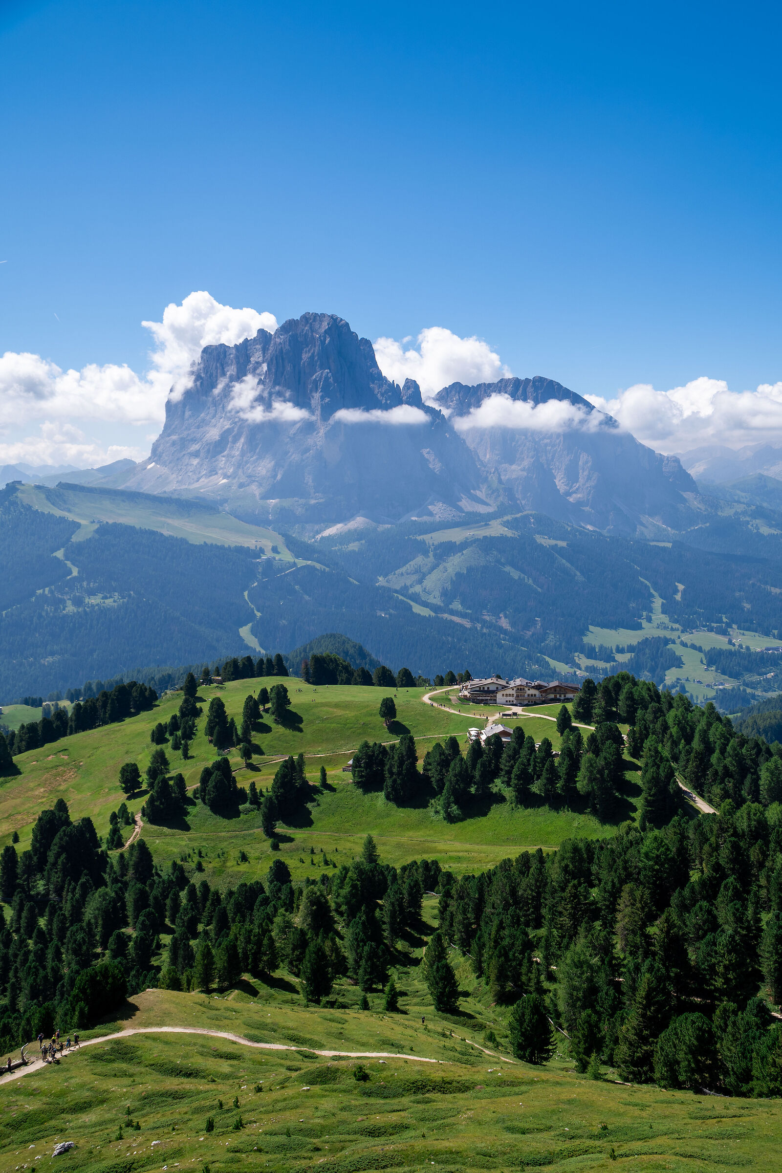 On the way to the Seceda