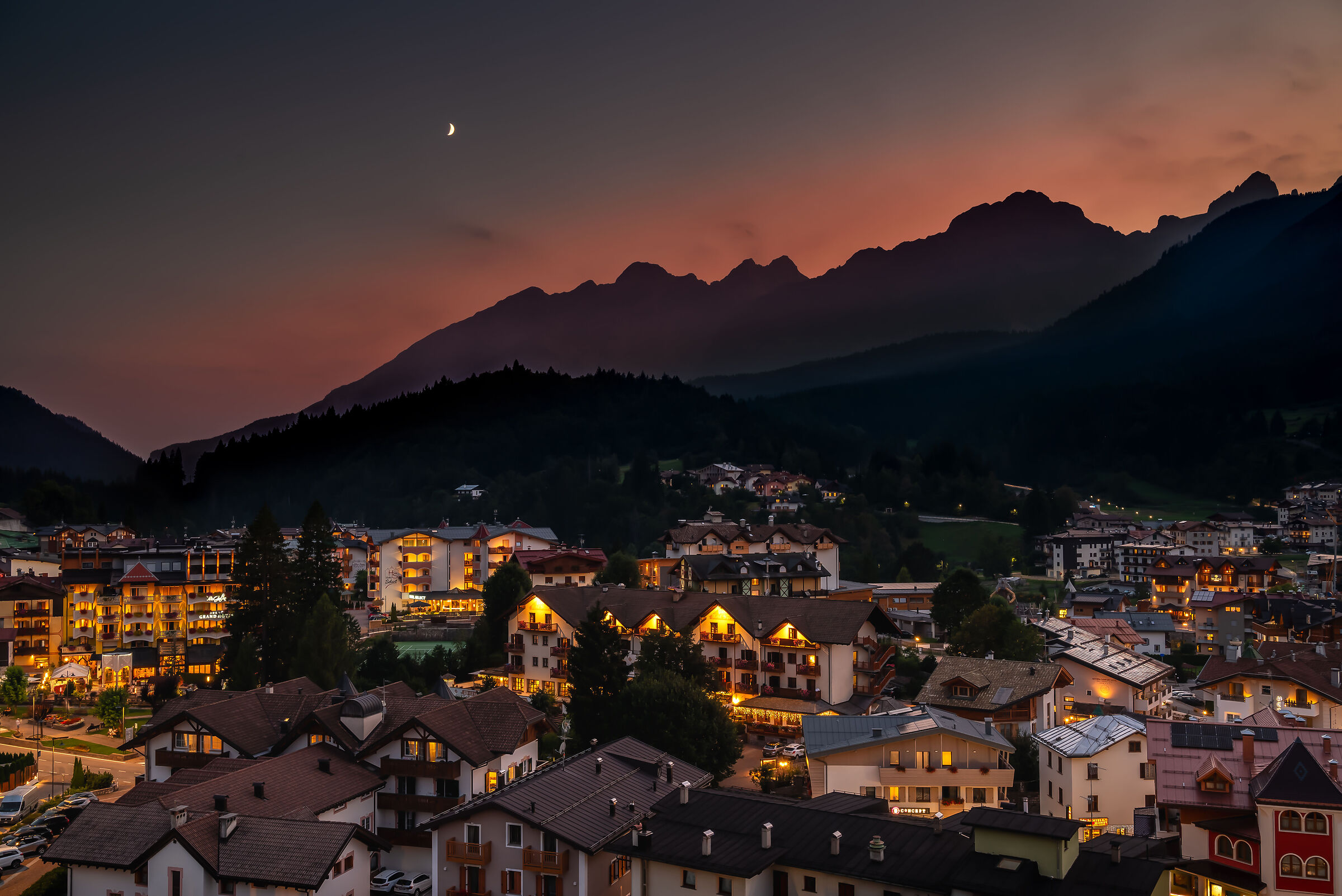 Andalo, prima della notte