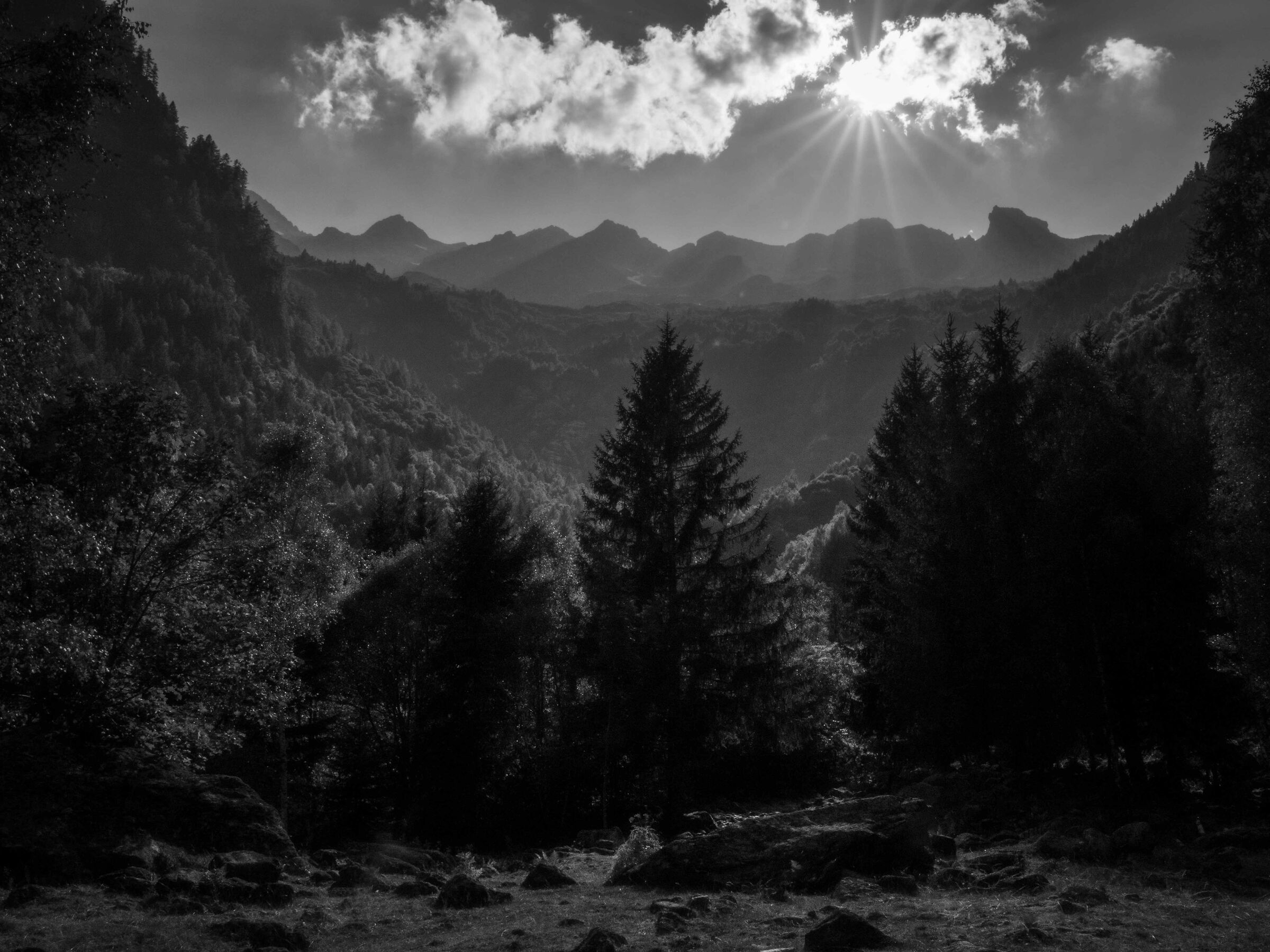 Sunset over the Valley of Gold