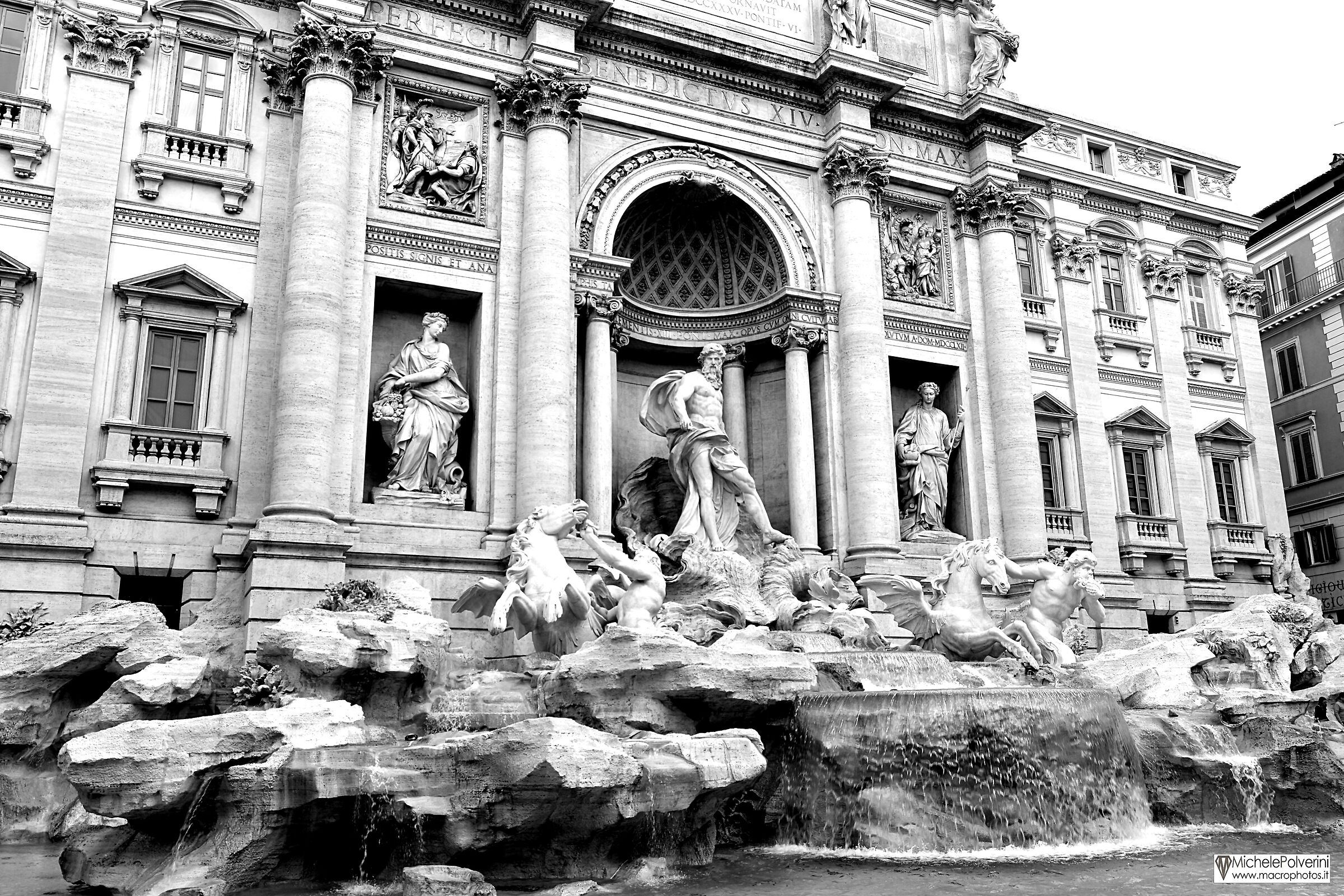 Rome Trevi Fountain 29 January 2023