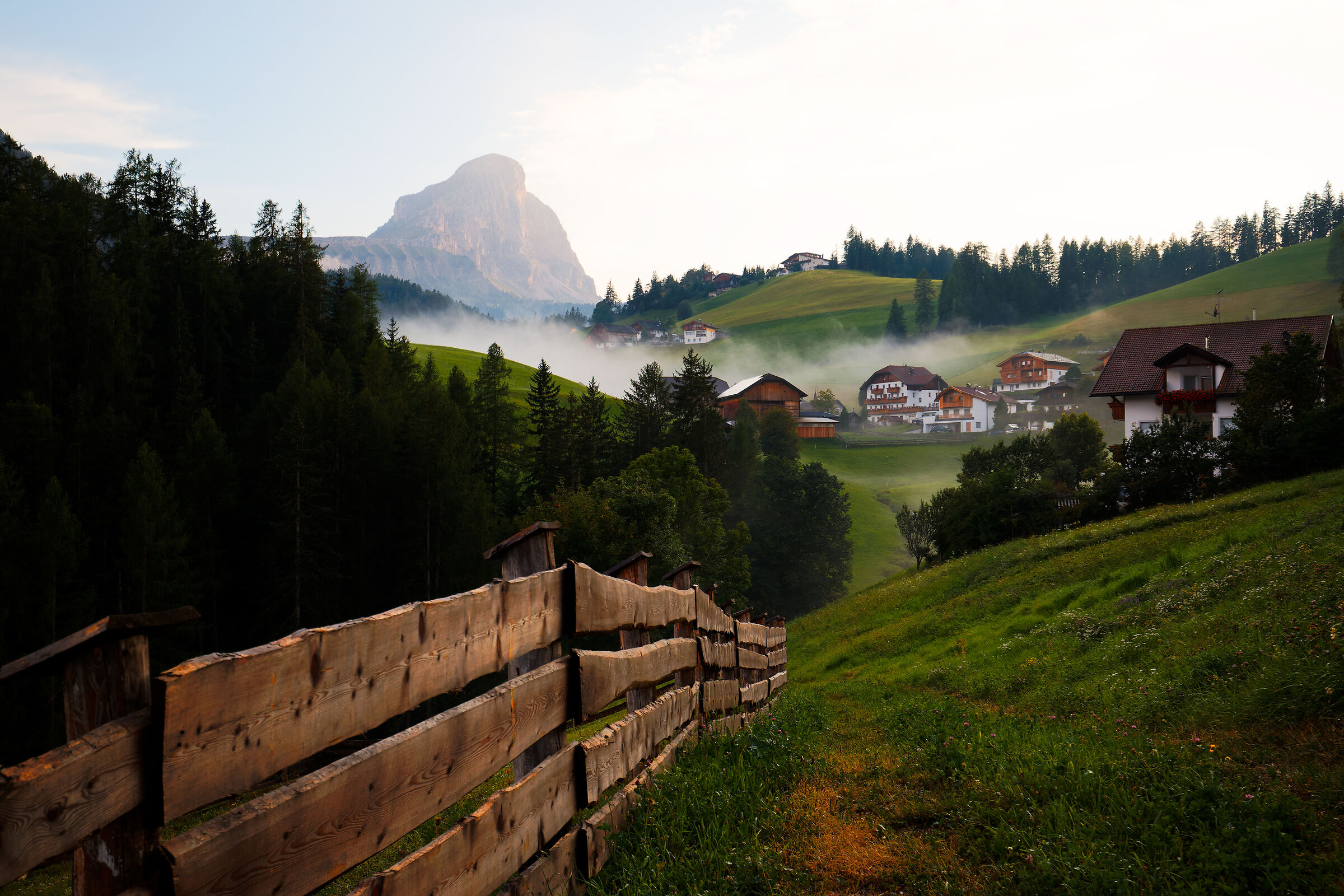 Il Putia al tramonto