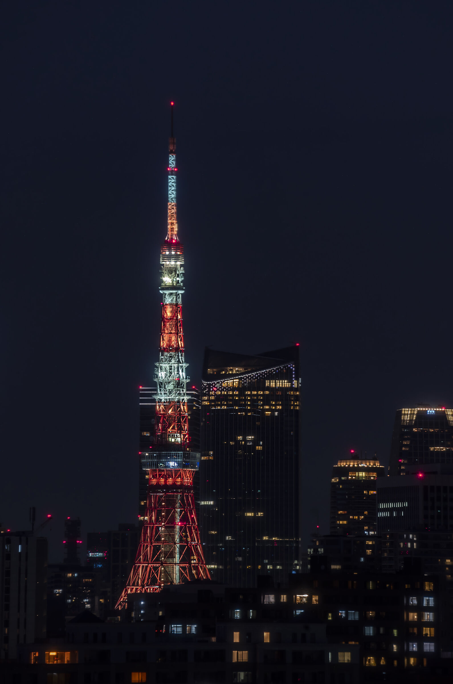 Tokyo tower by night