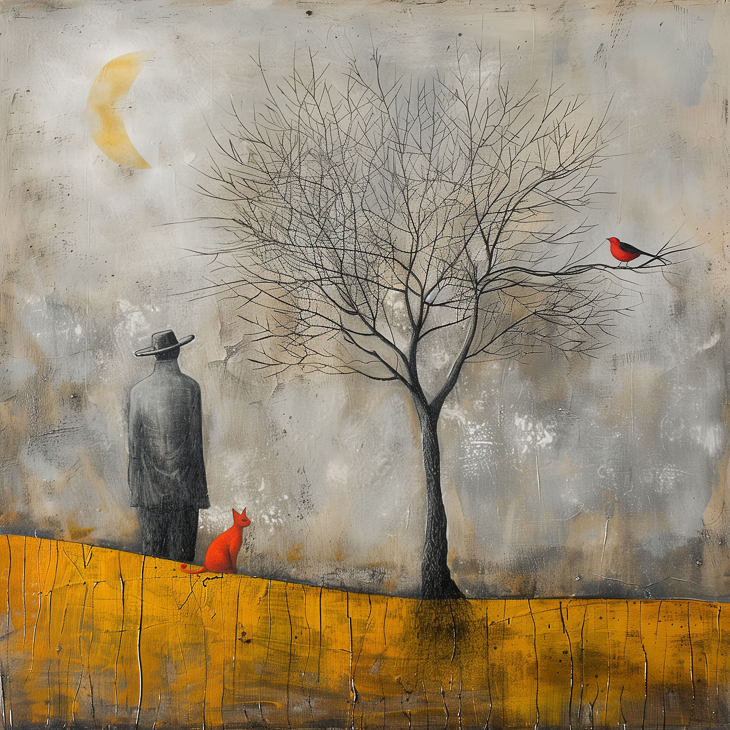 Man with hat and more