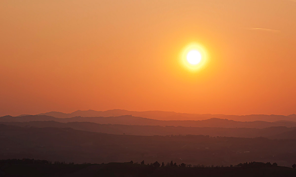 Rosso di sera.......