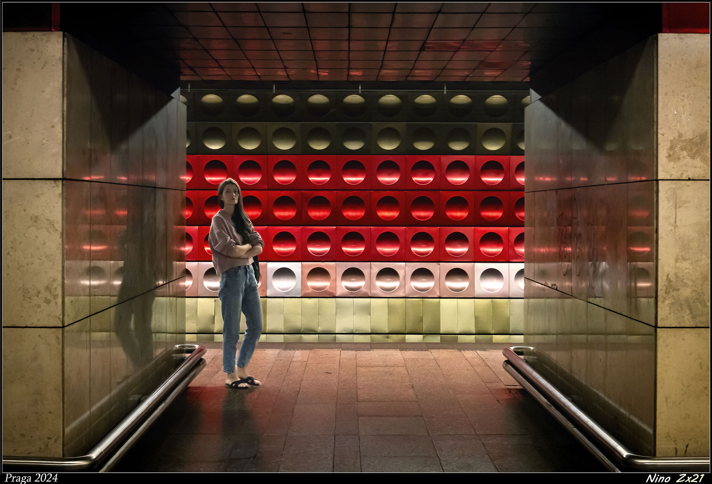 Incontri nel metrò a Praga