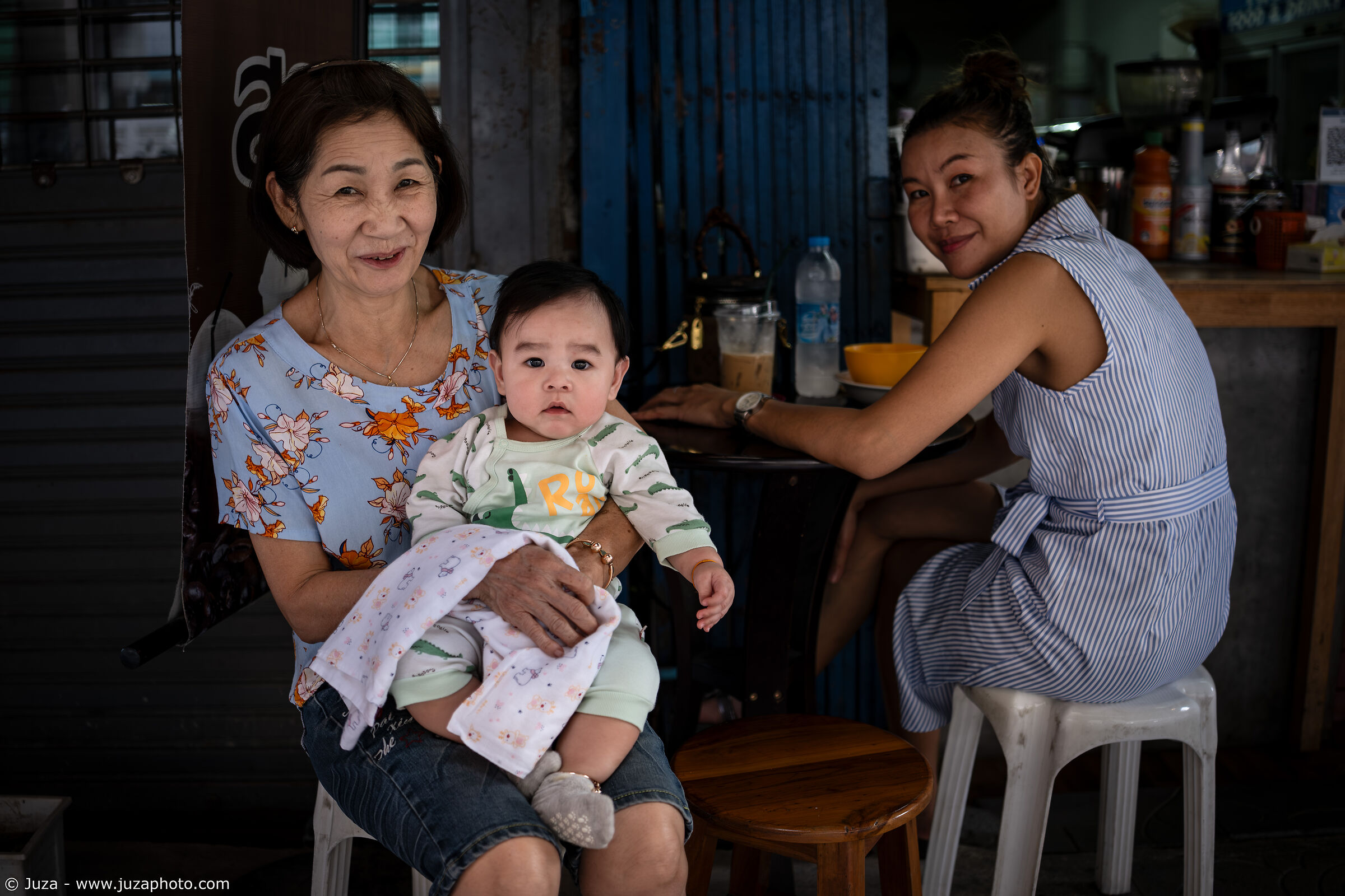 Family portrait, Bangkok suburbs