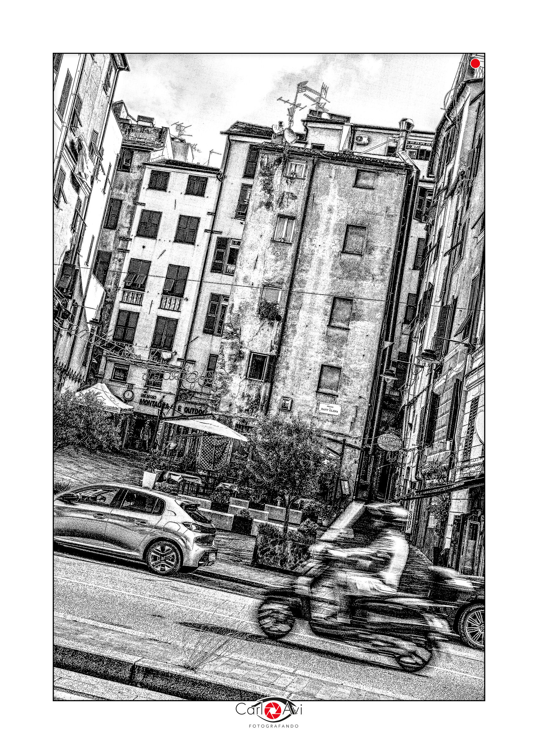 ... An ordinary morning, Piazza di Sant'Elena