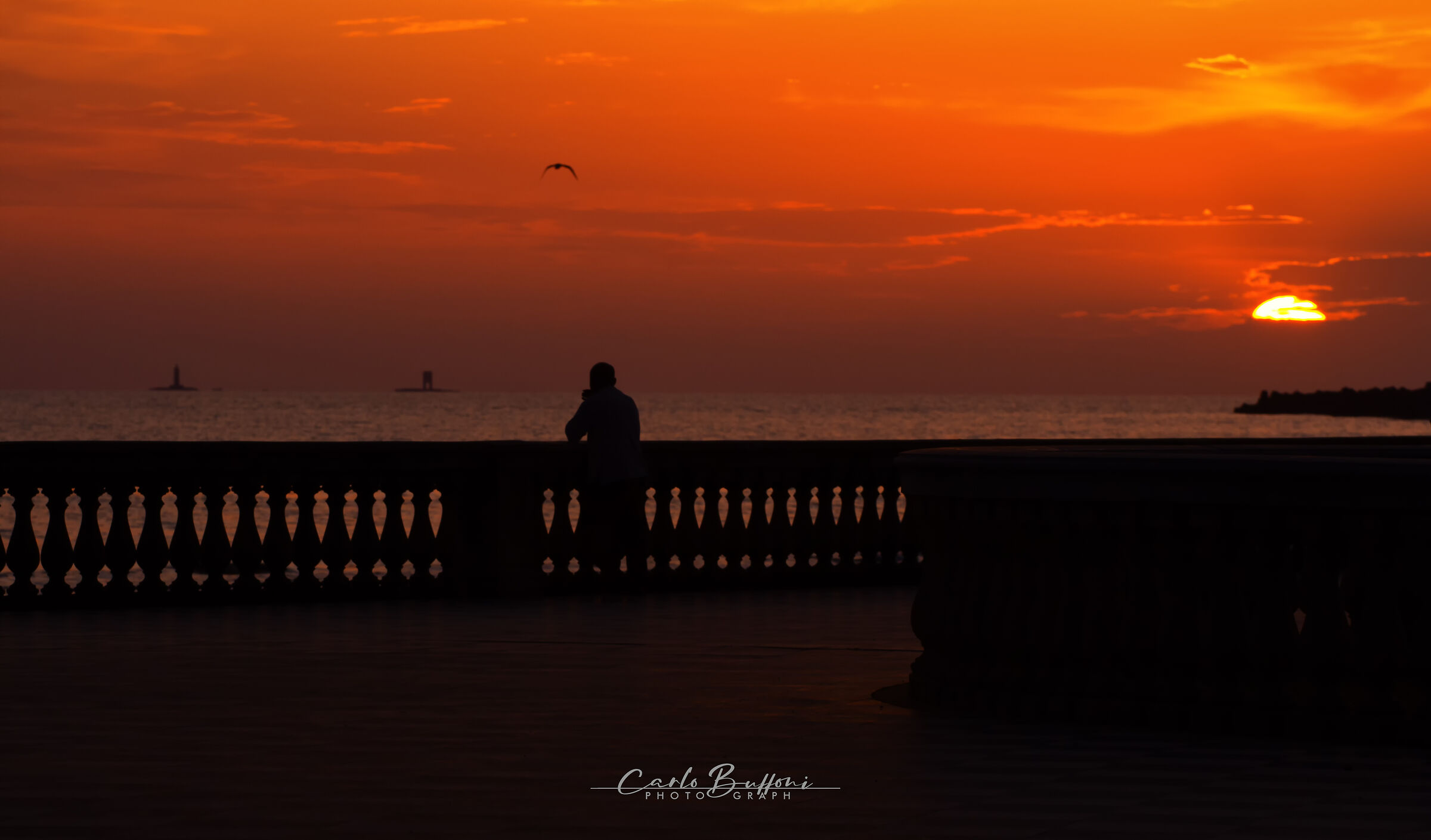 Sunset at the Mascagni Terrace