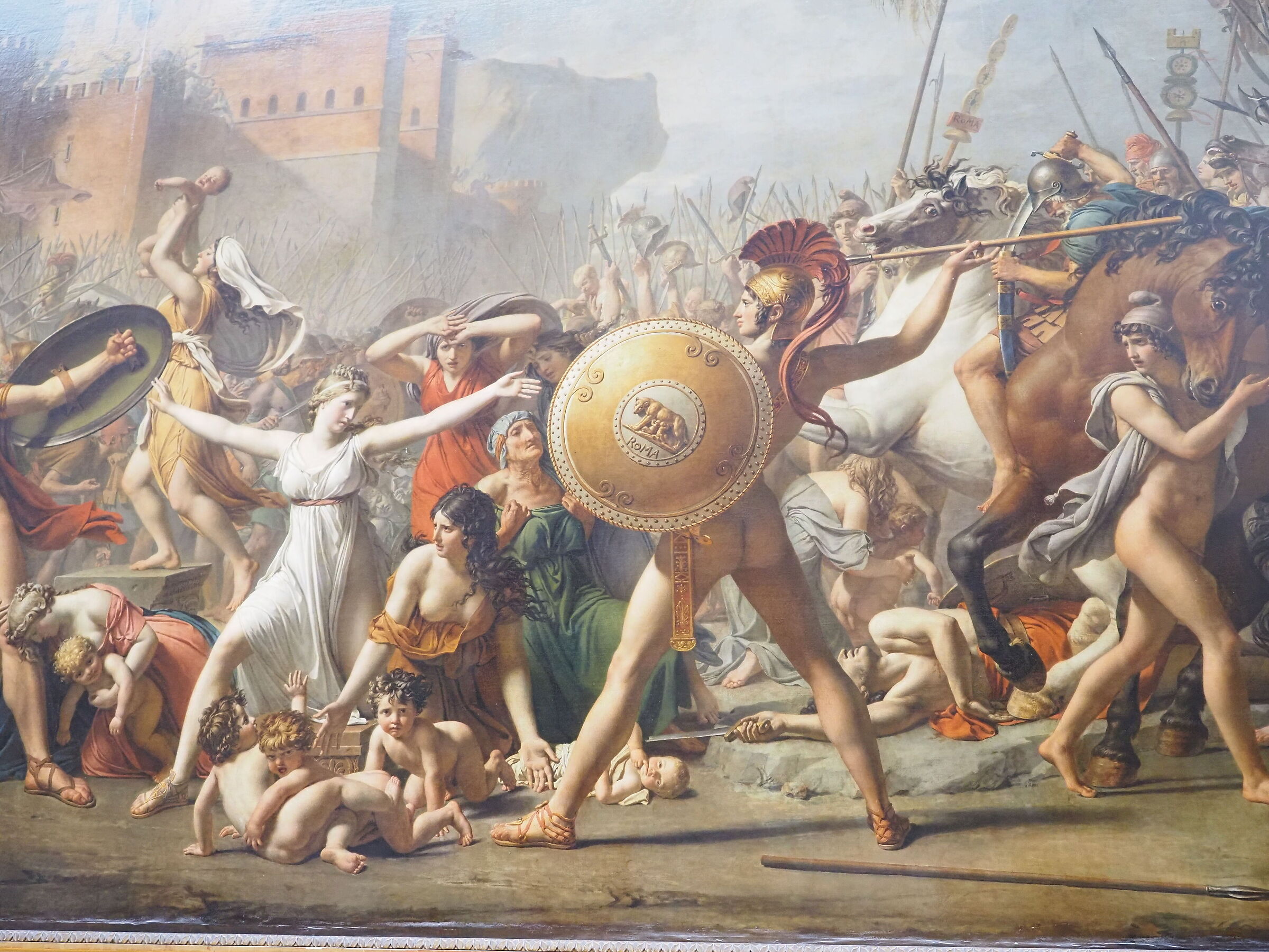 The Rape of the Sabine Women - Louvre
