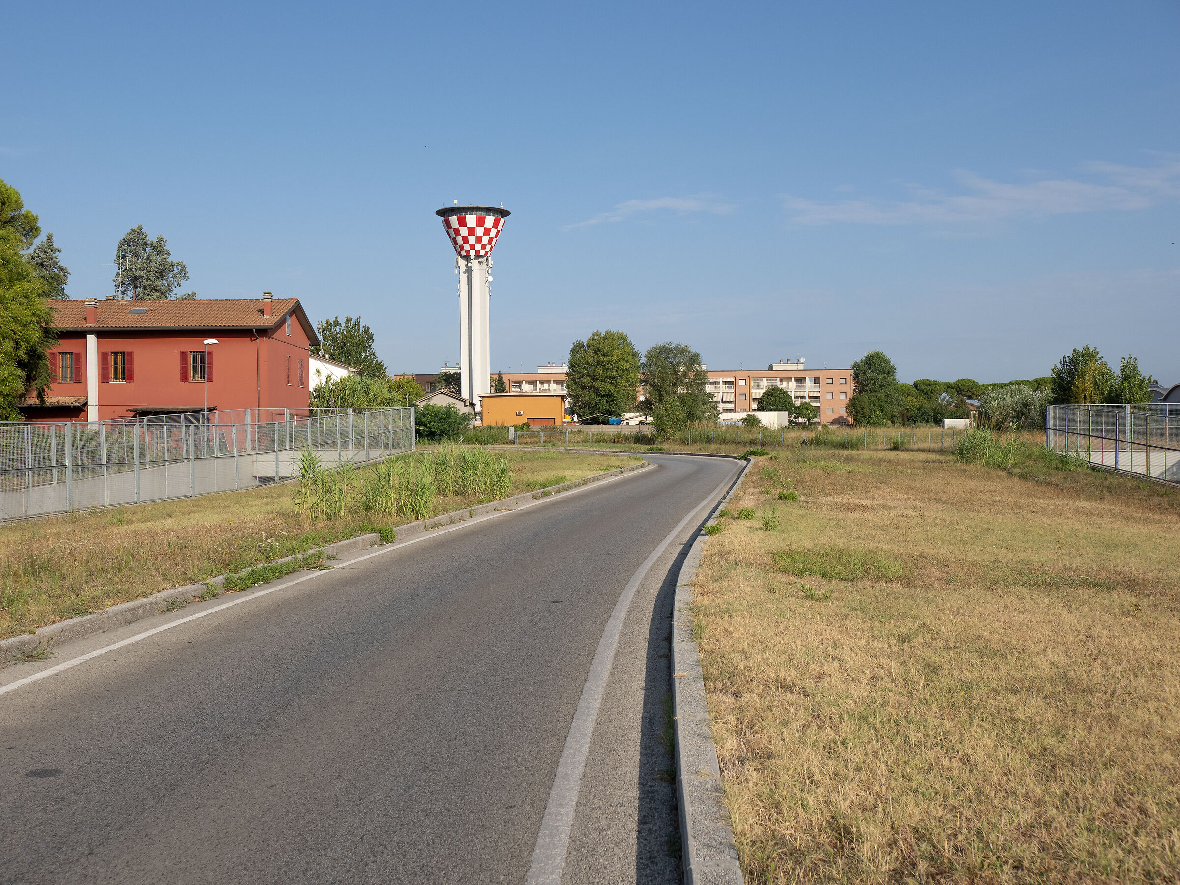 Towards the water tower