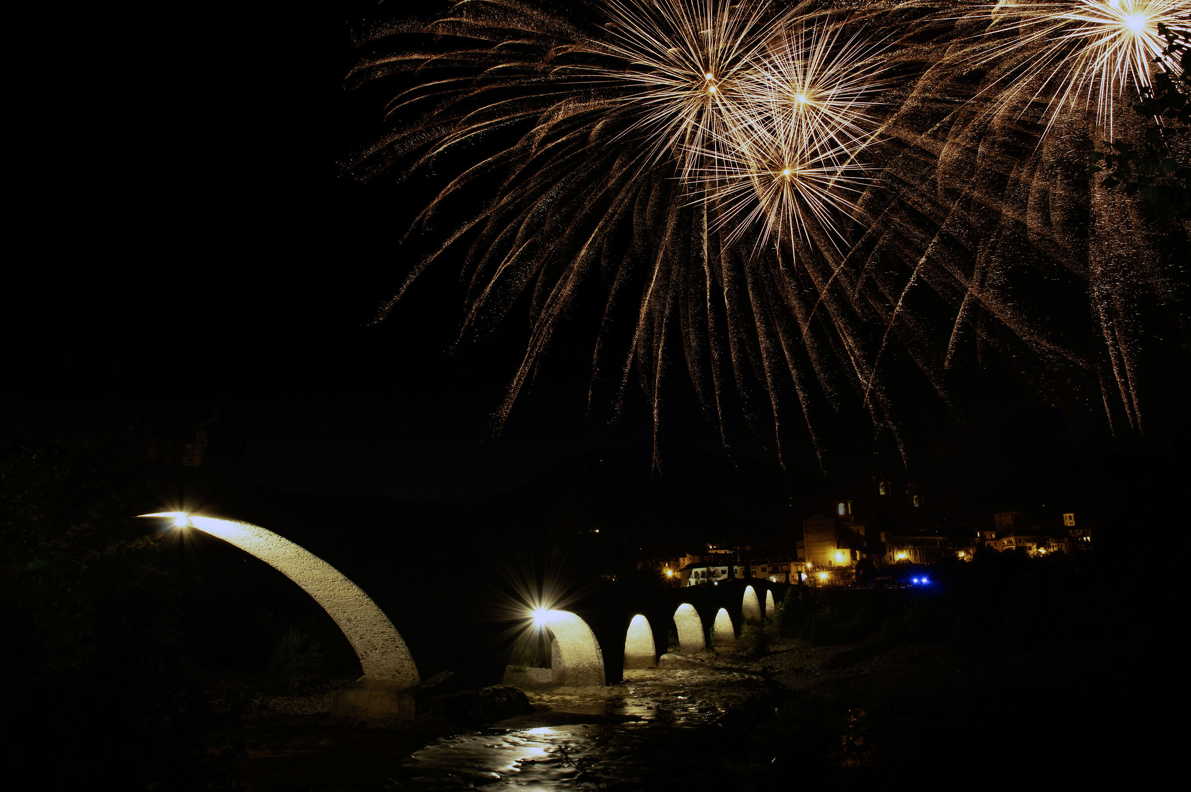 Fireworks on the Devil's Bridge