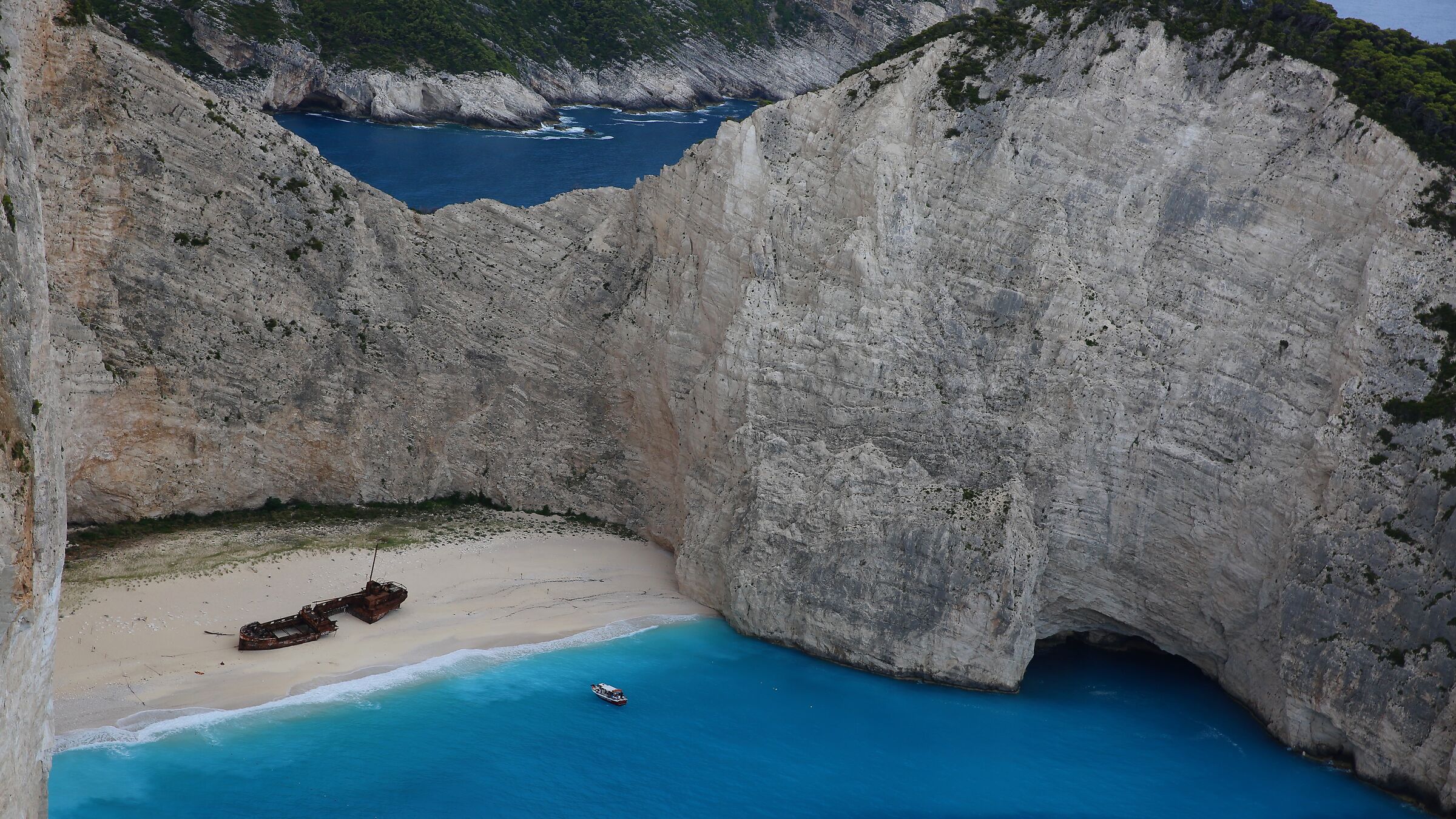 Navagio from above