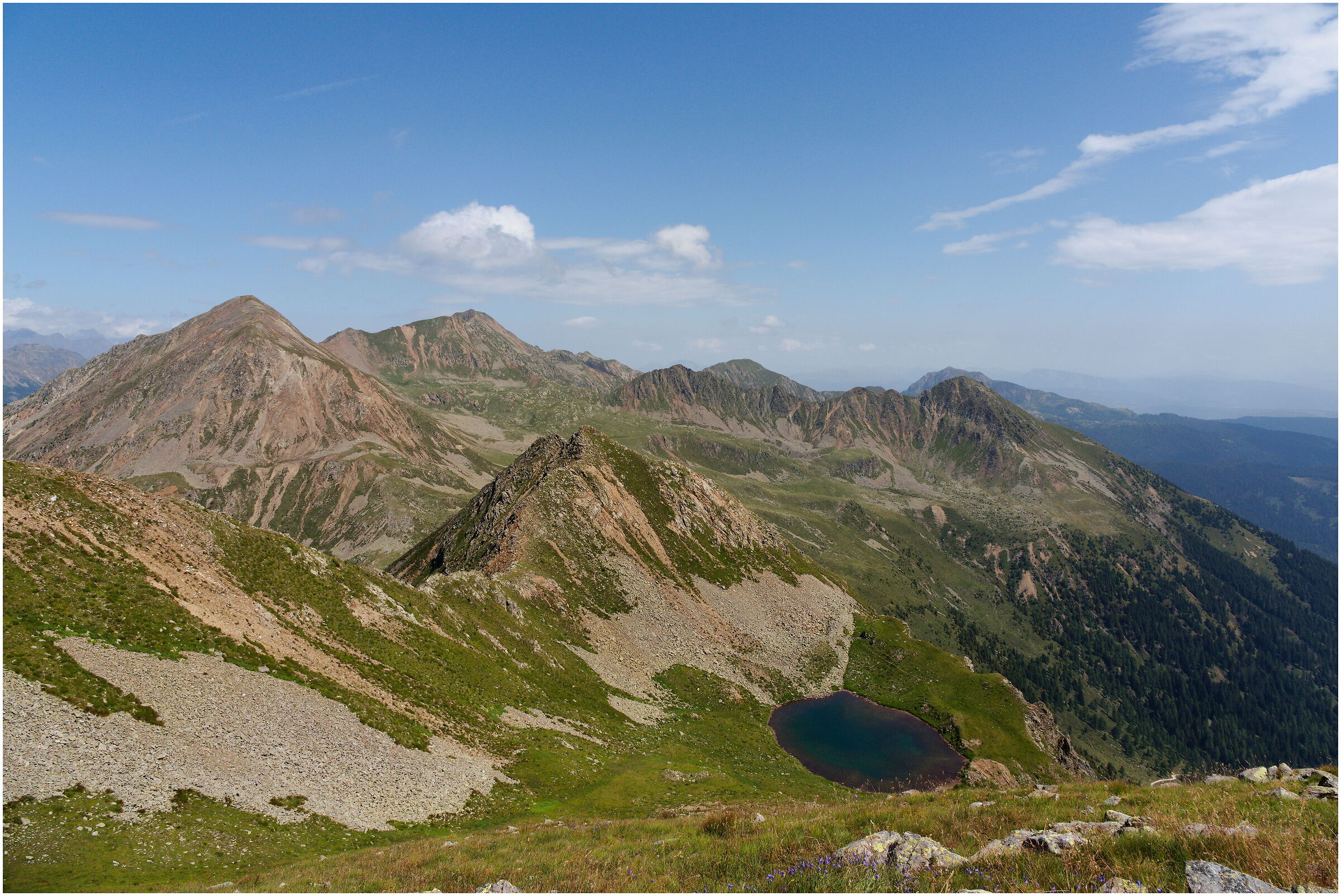 panorama da cima Lavazze
