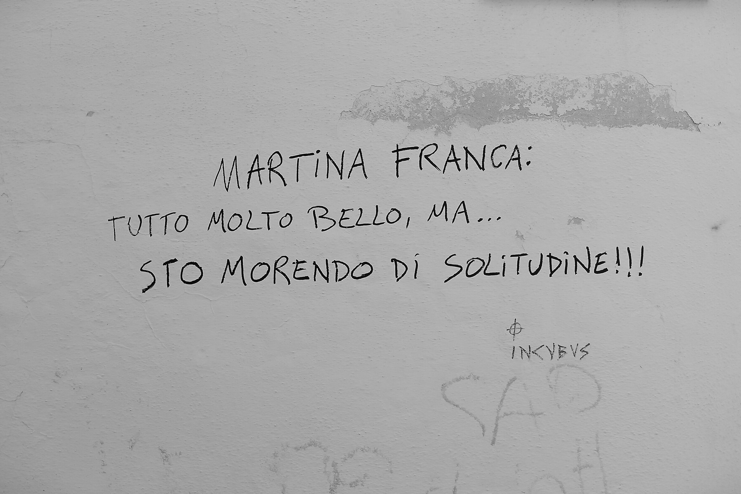 che qualcuno lo sappia