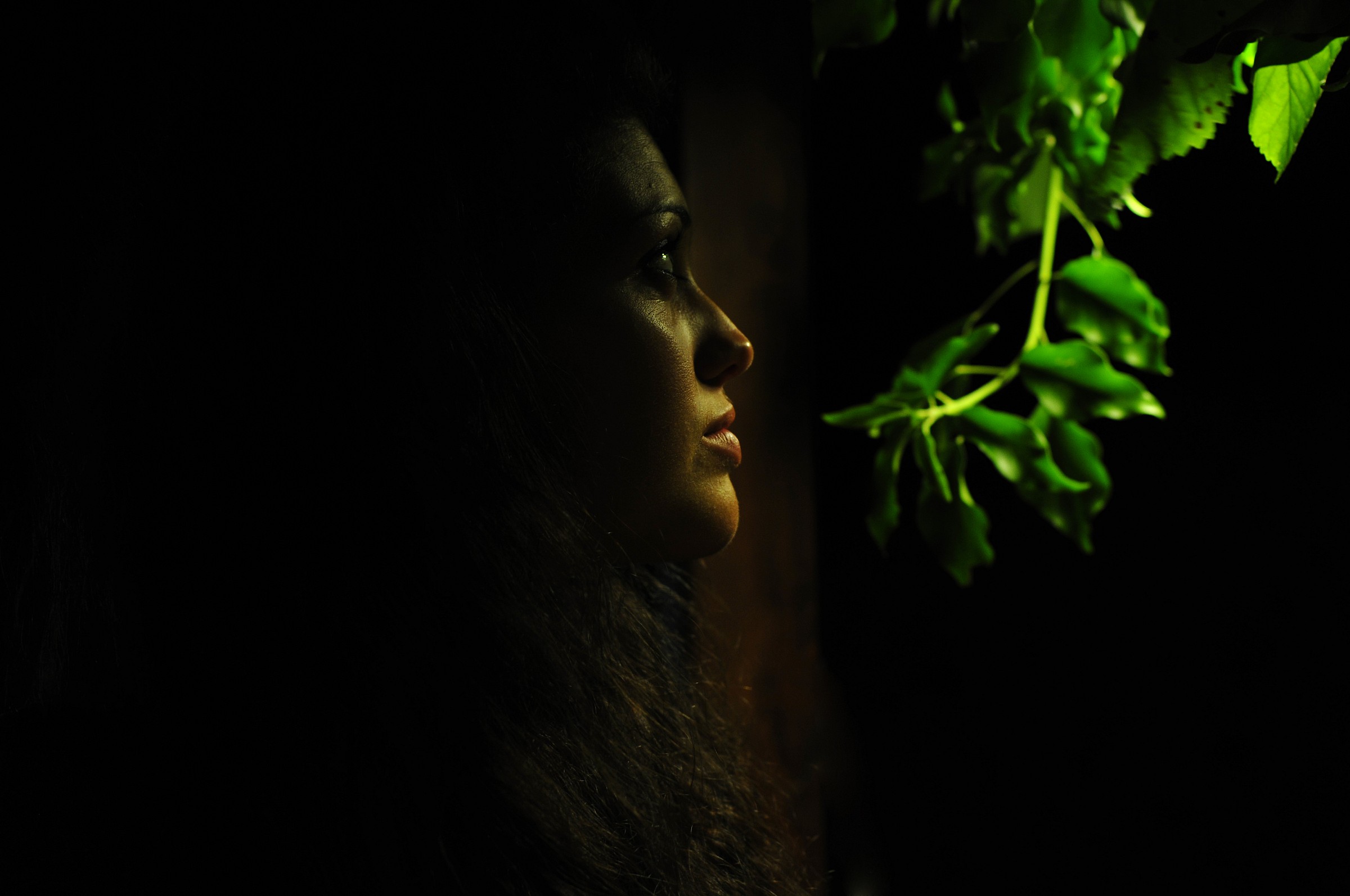 Crying on a lost love ...