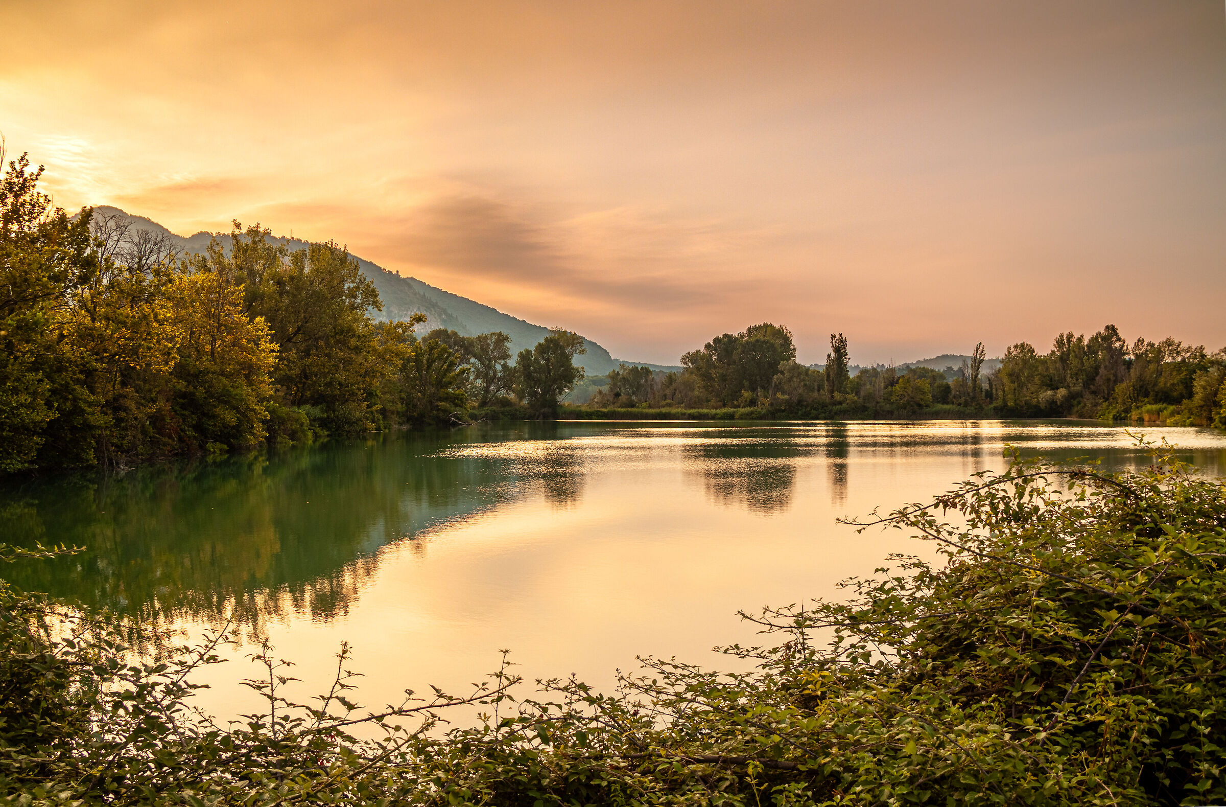 Sunrise at the Torbiere del Sebino