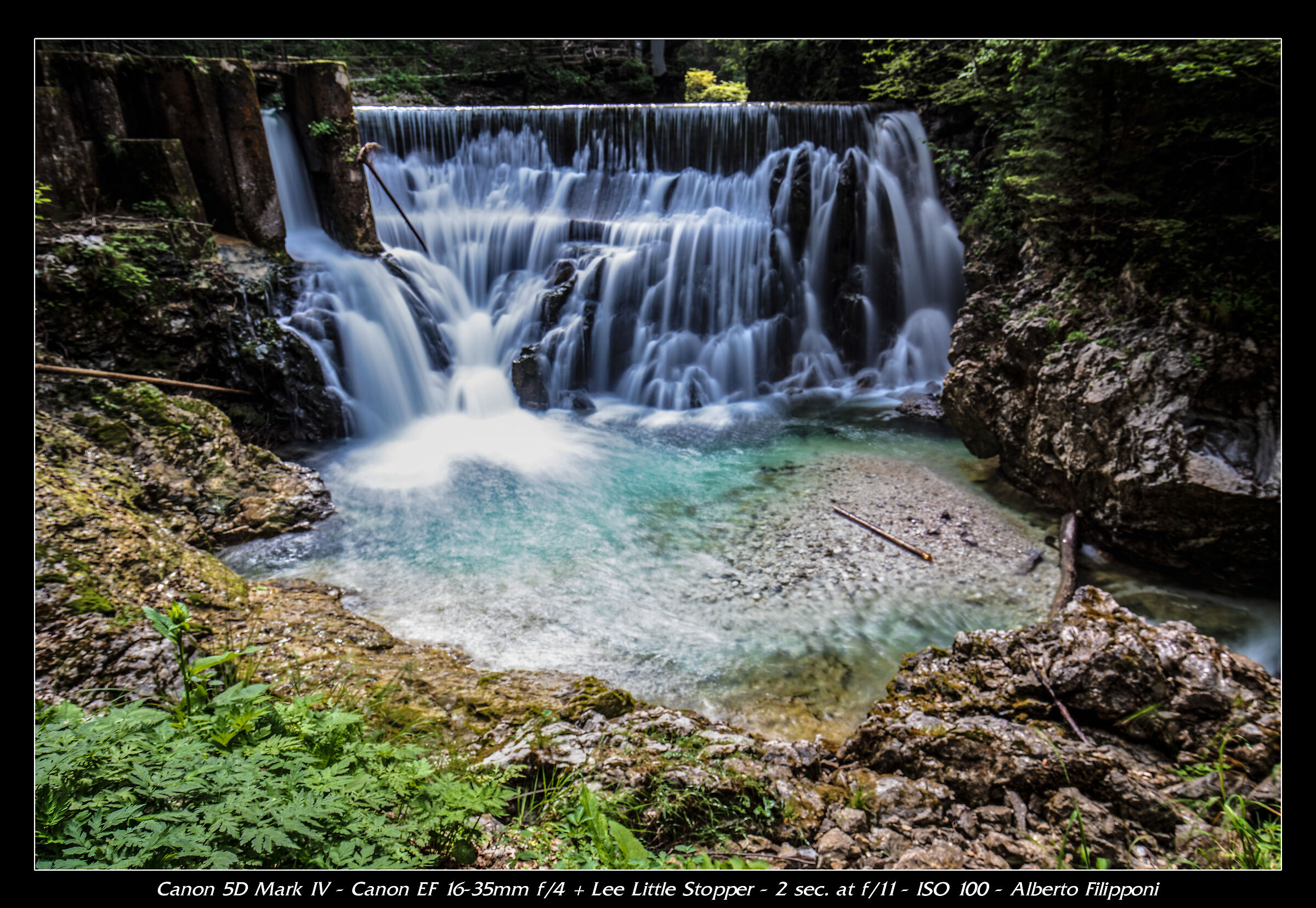 Vintgar Gorges waterfall