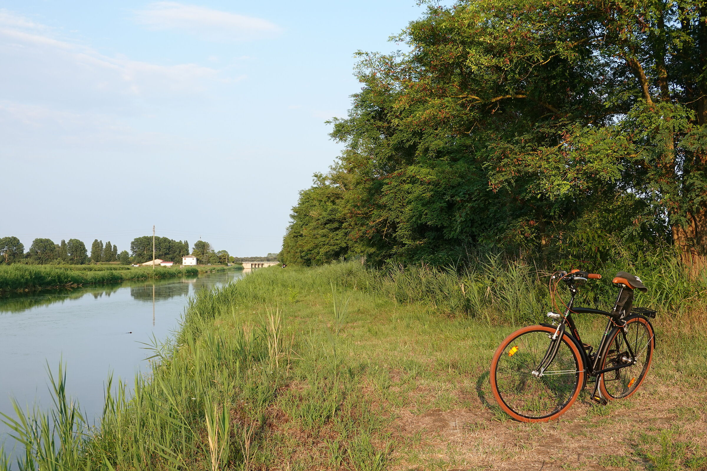 in bici verso Volano