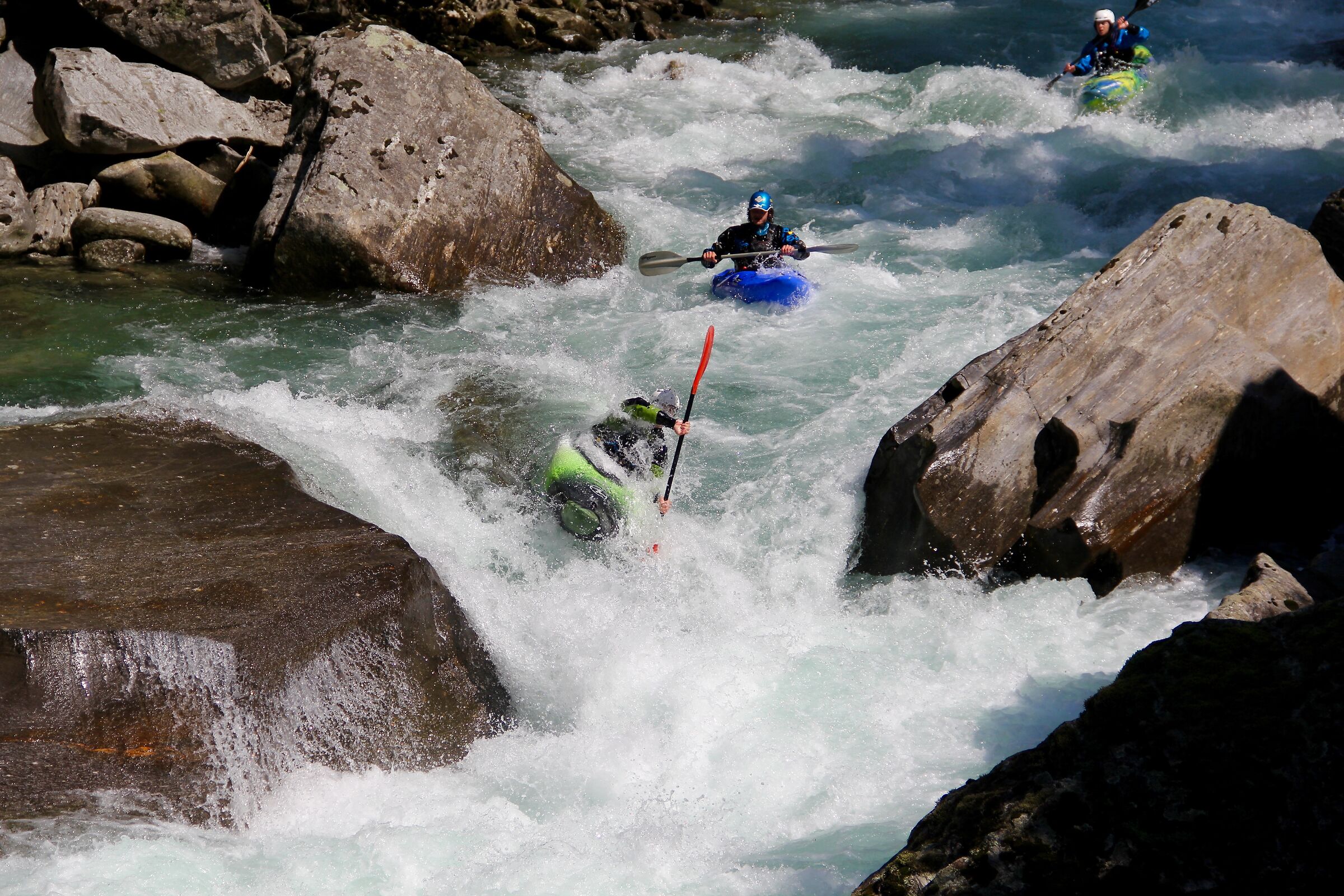 Val Mesolcina:Canoe river Moesa