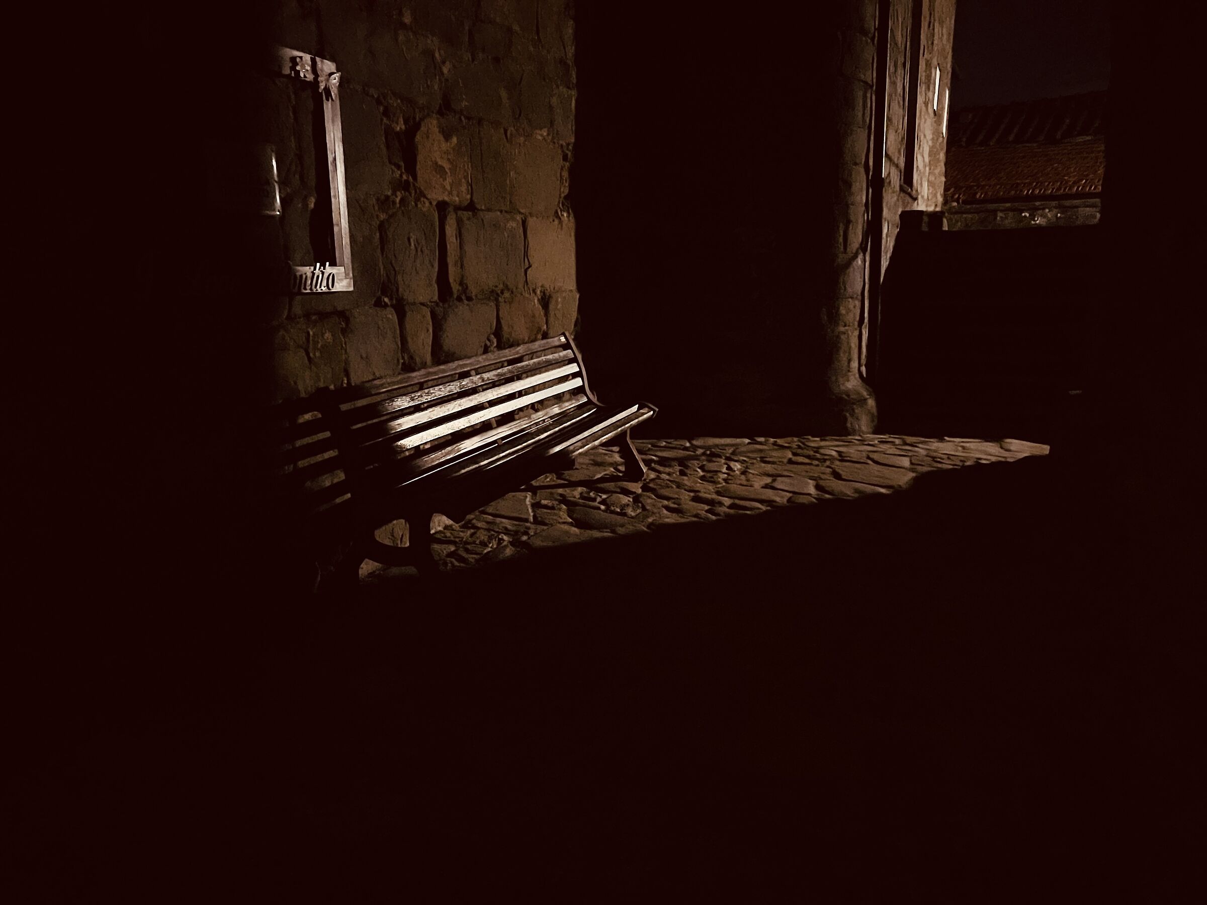 La panchina sotto la volta