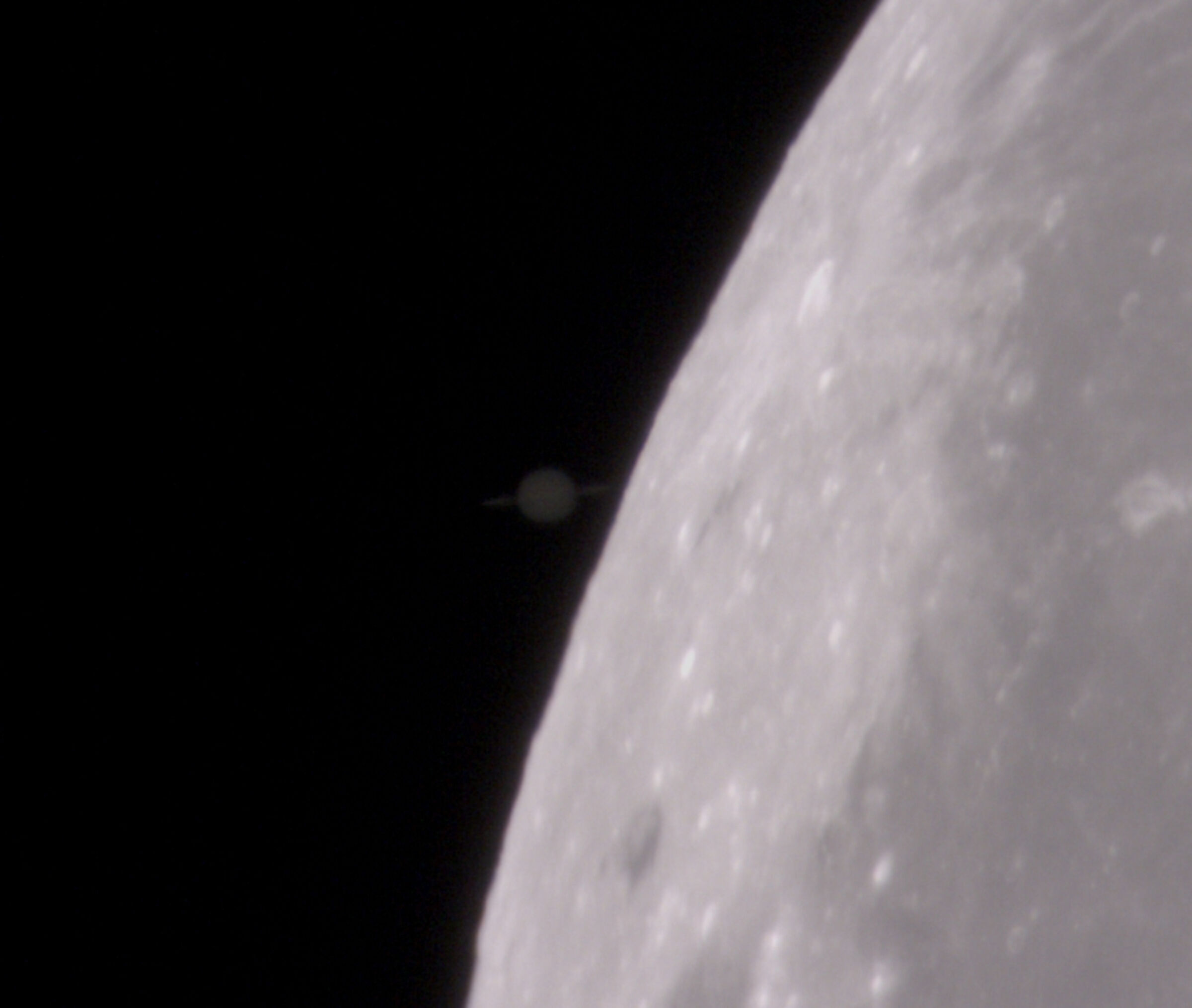 Saturn Lunar Occultation