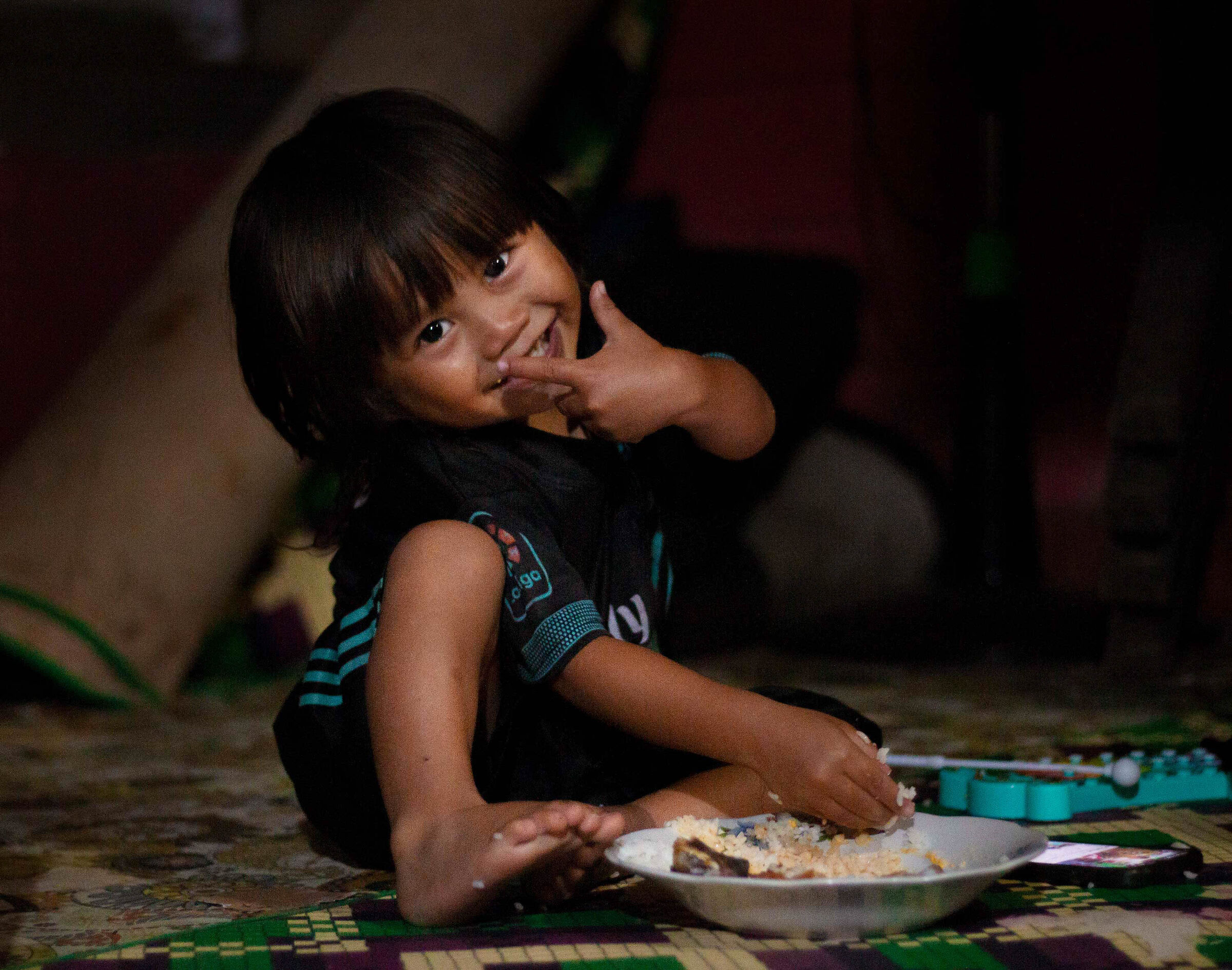 Ritratto bambino Indonesiano