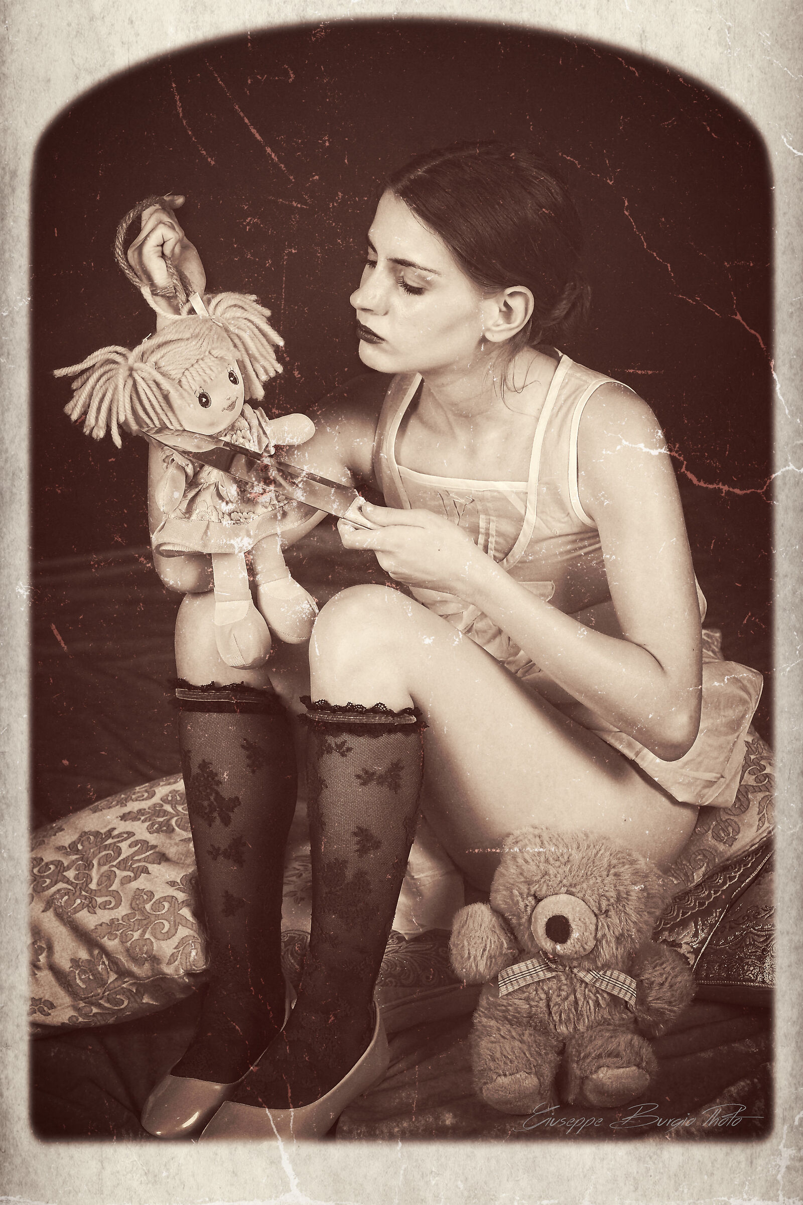 The doll throws a tantrum...