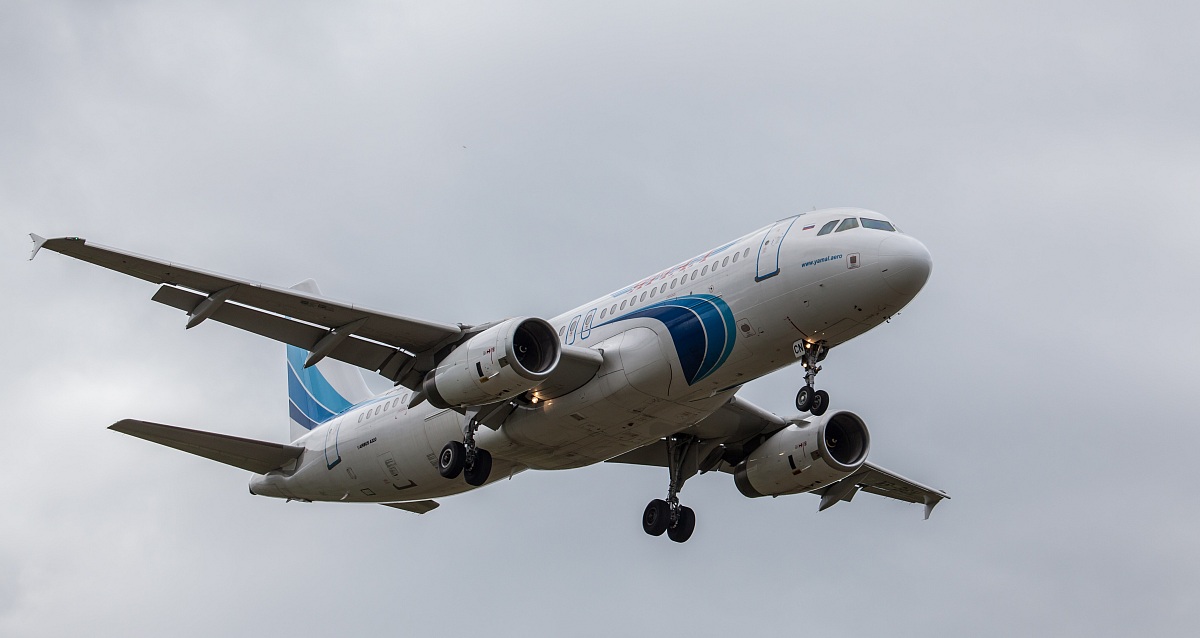 Aereo in atterraggio