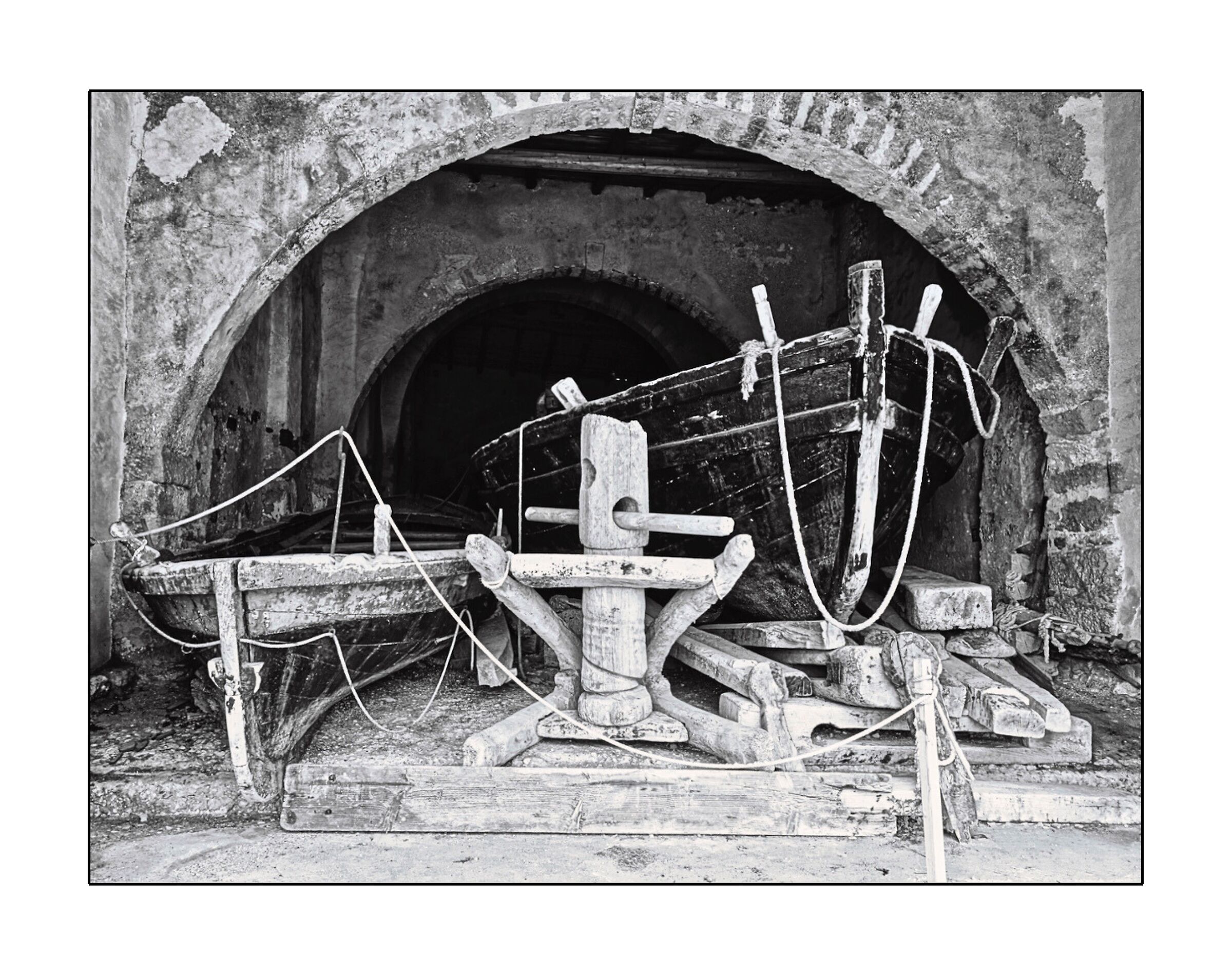 Tonnara boats