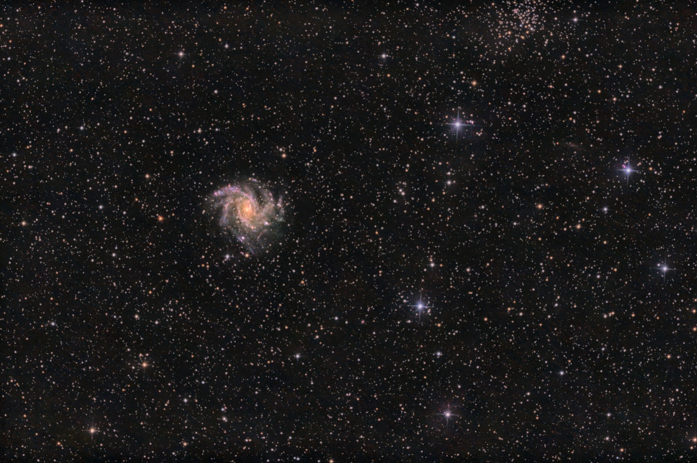 NGC 6946 Galassia fireworks