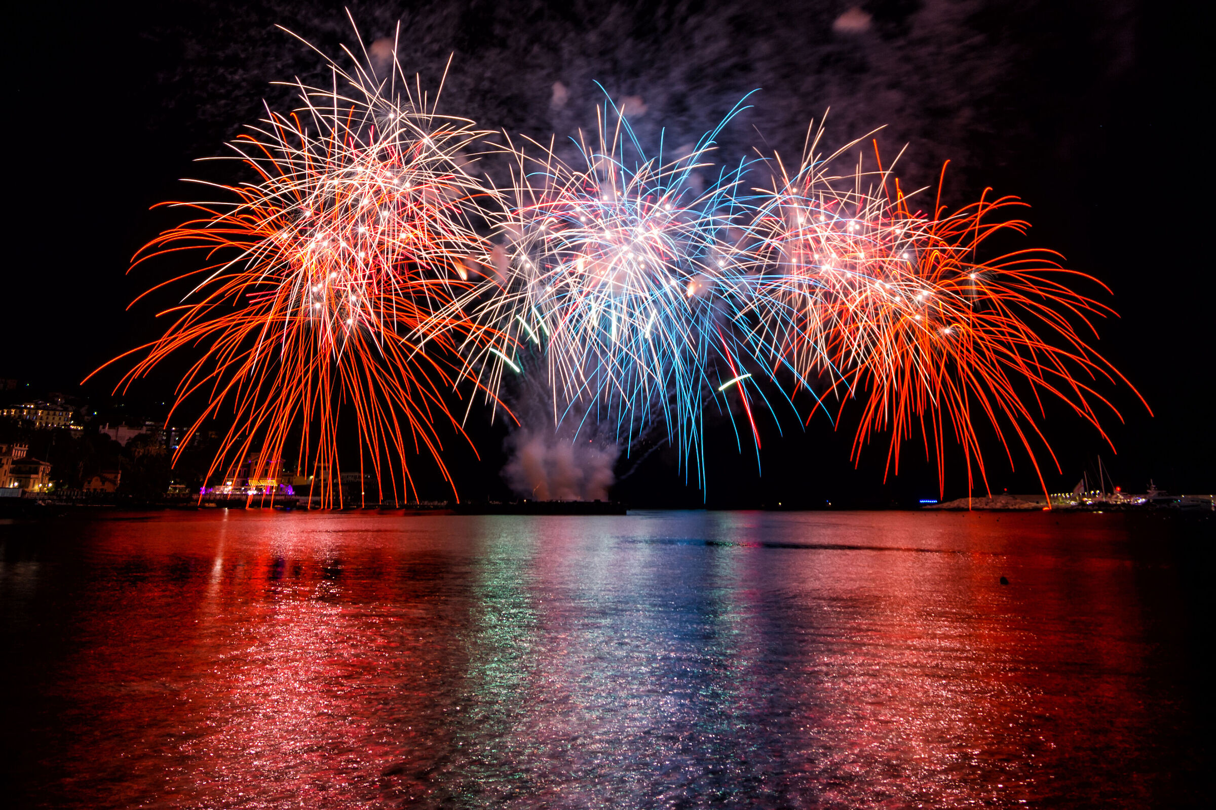 The colors of the party