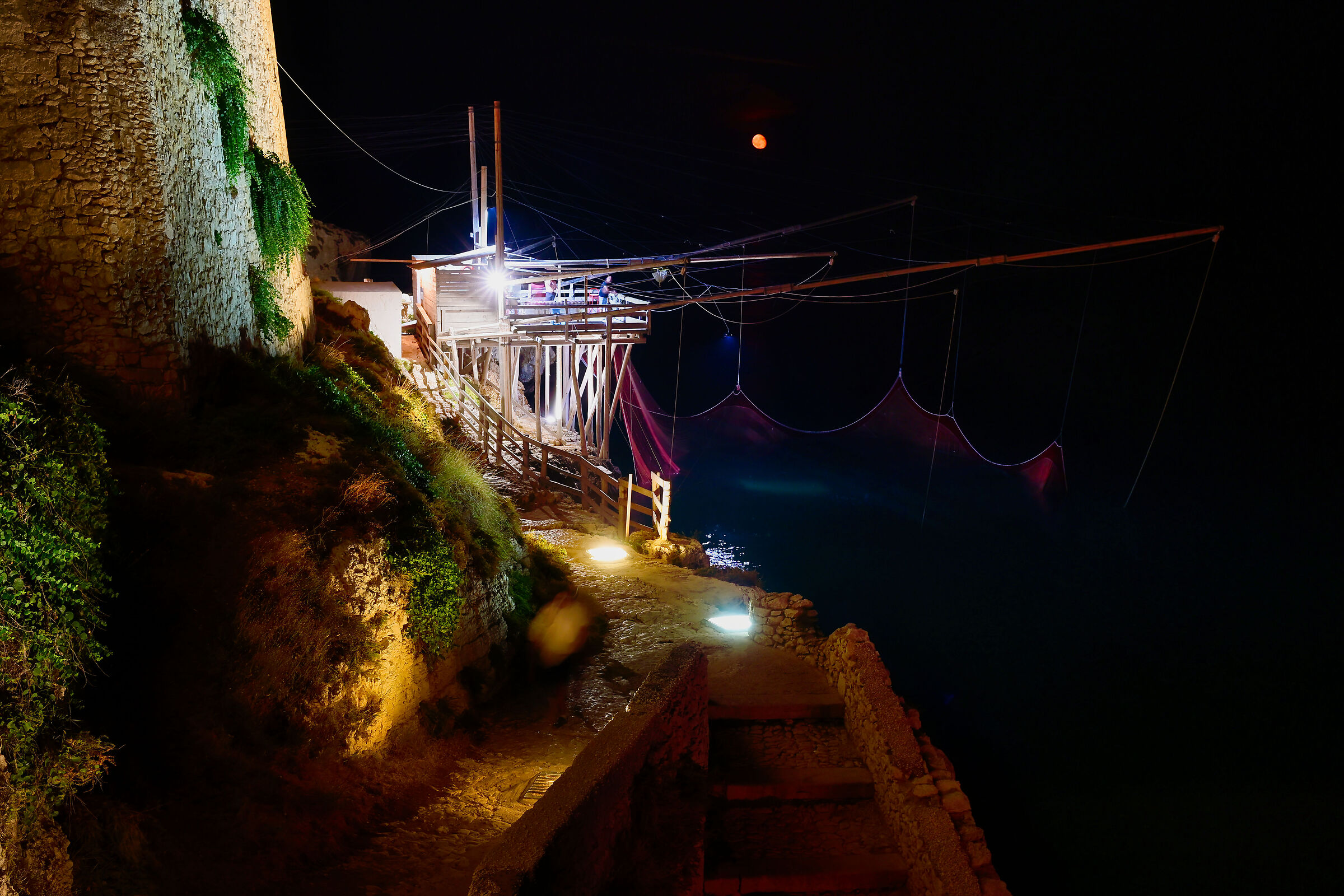 Vieste Trabucco notturno