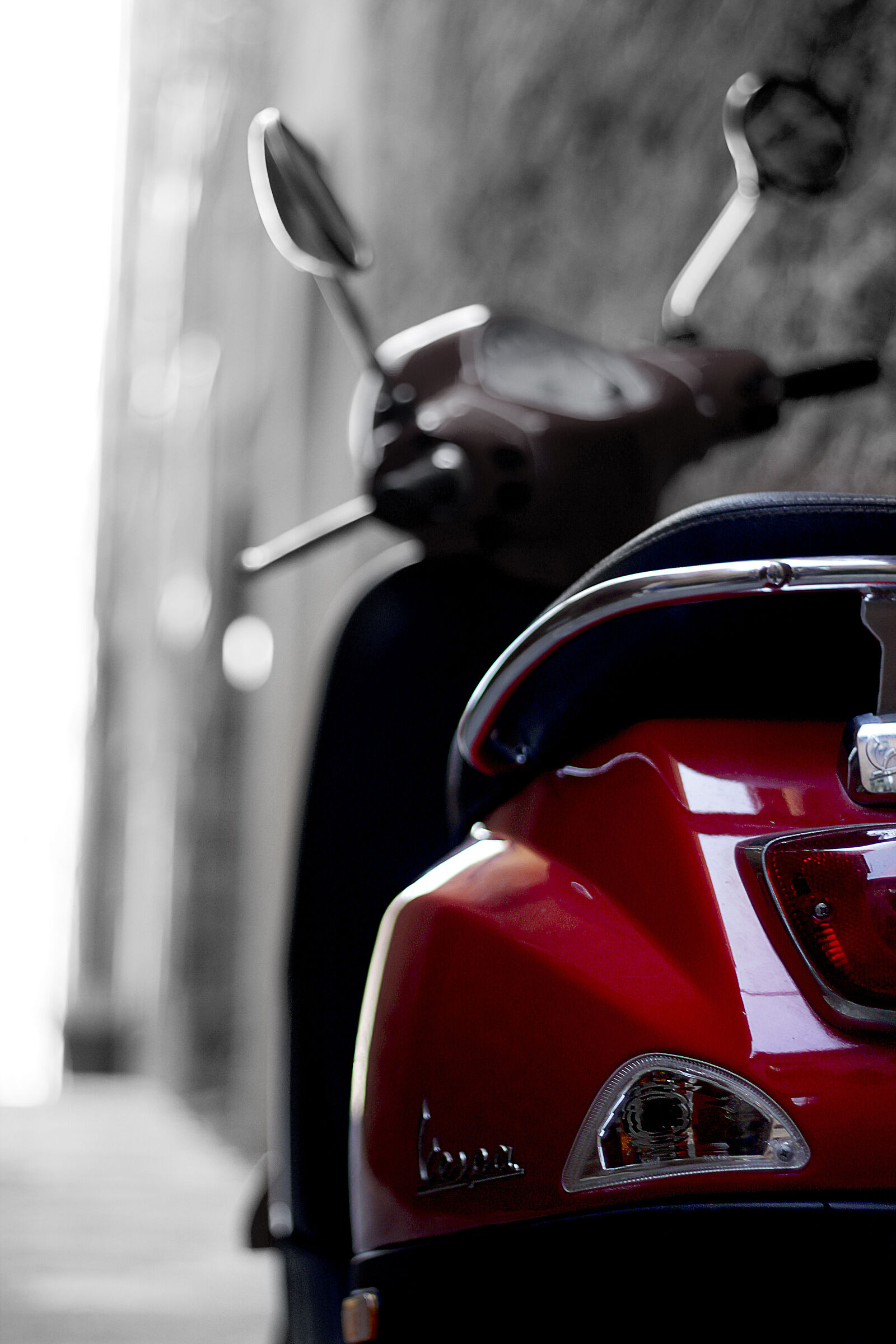 Vespa nel vicolo particolare