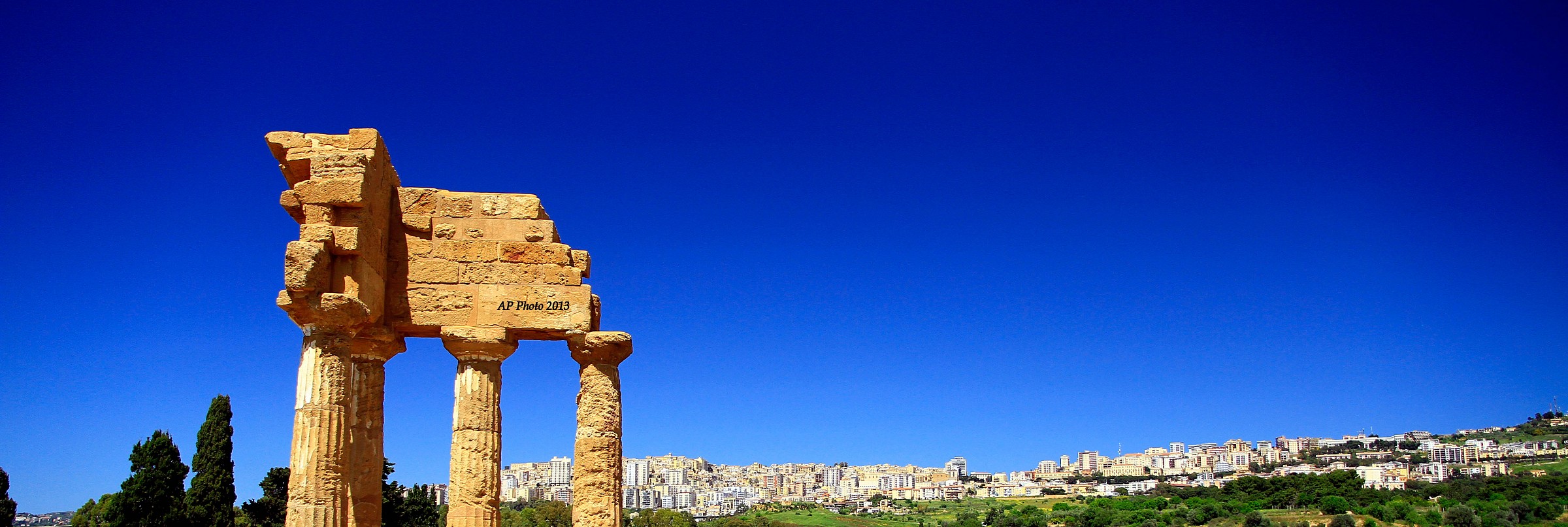 Agrigento Valley of the Temples - Jupiter complex Olimpic