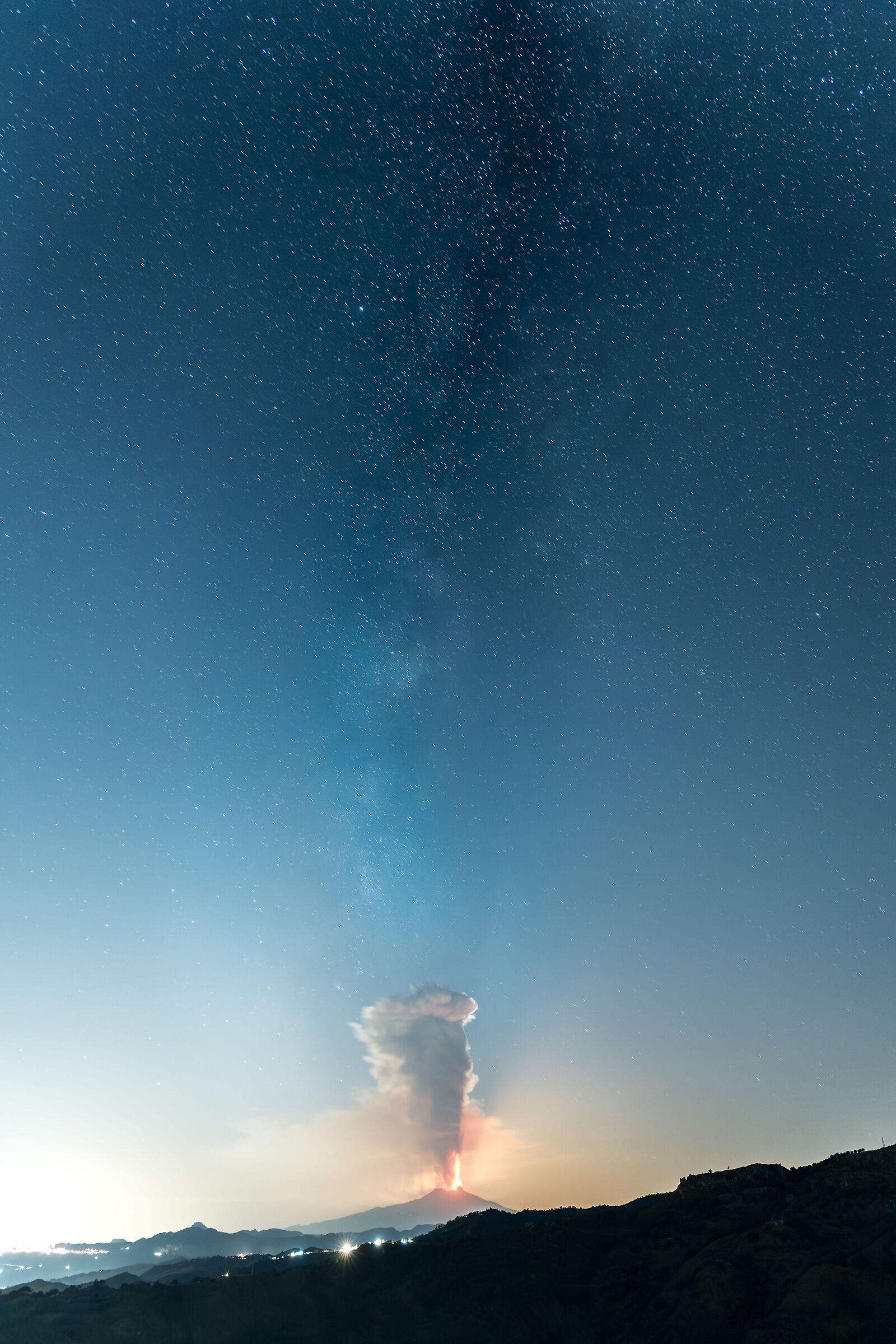 Etna e via Lattea - 14 Agosto 2024 - Lightroom