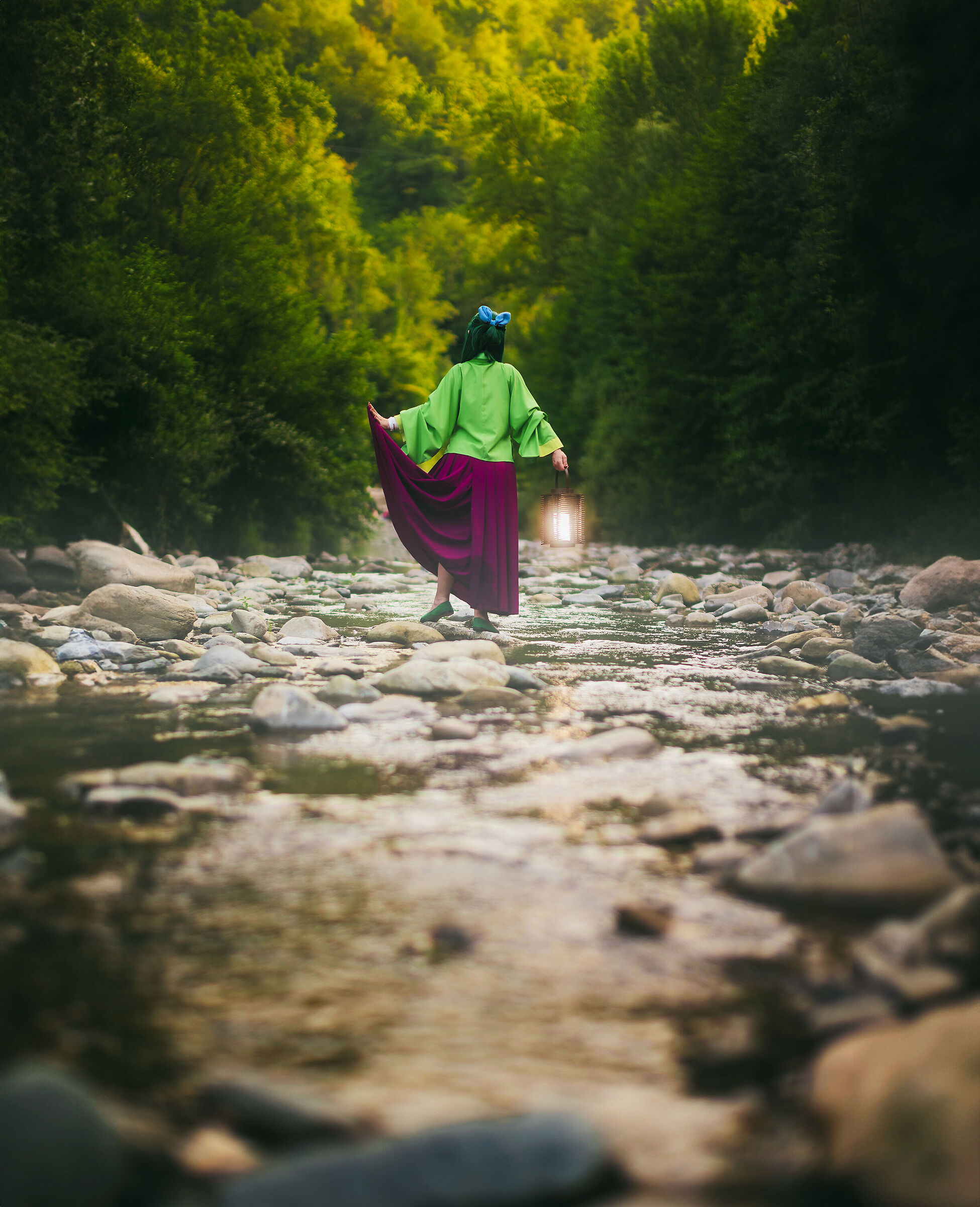 Sul torrente al crepuscolo