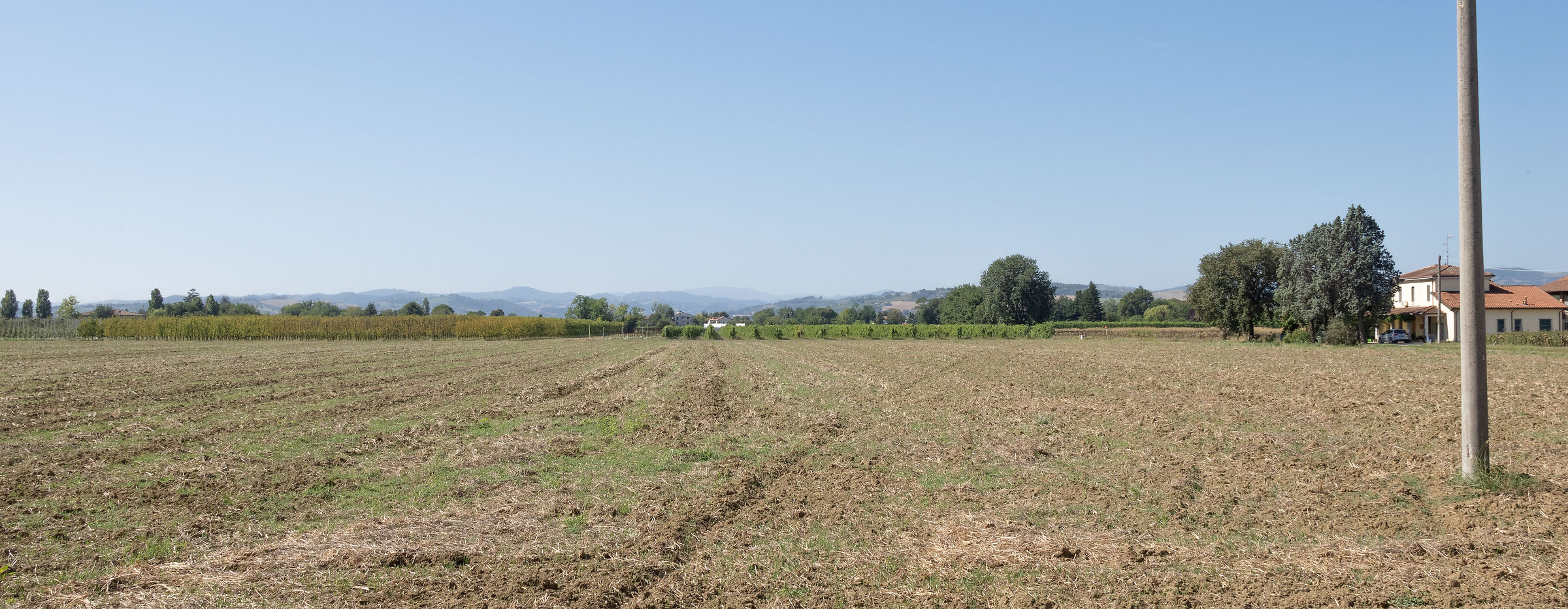 Paesaggio dalla Via Emilia