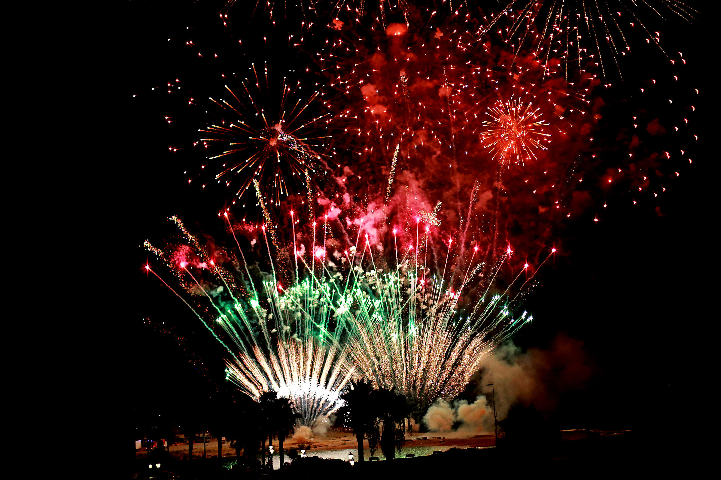 Foce del Roja during the fires of San Secondo