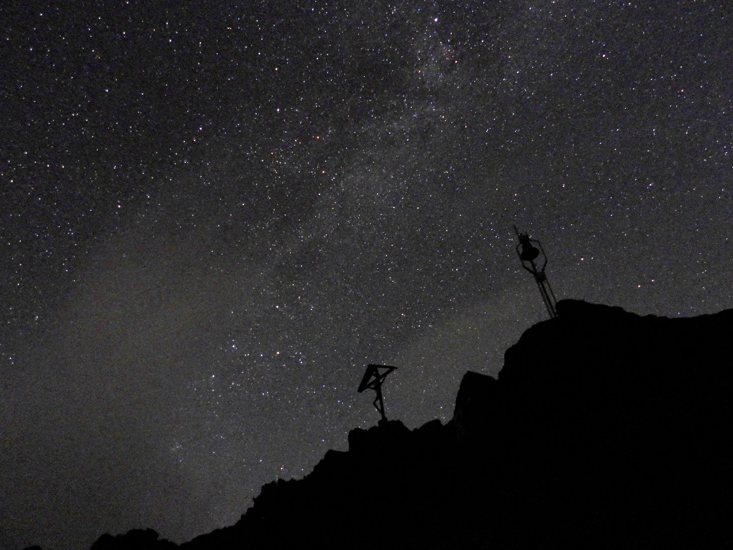 Notte di San Lorenzo dal bivacco Ortles (3022m)