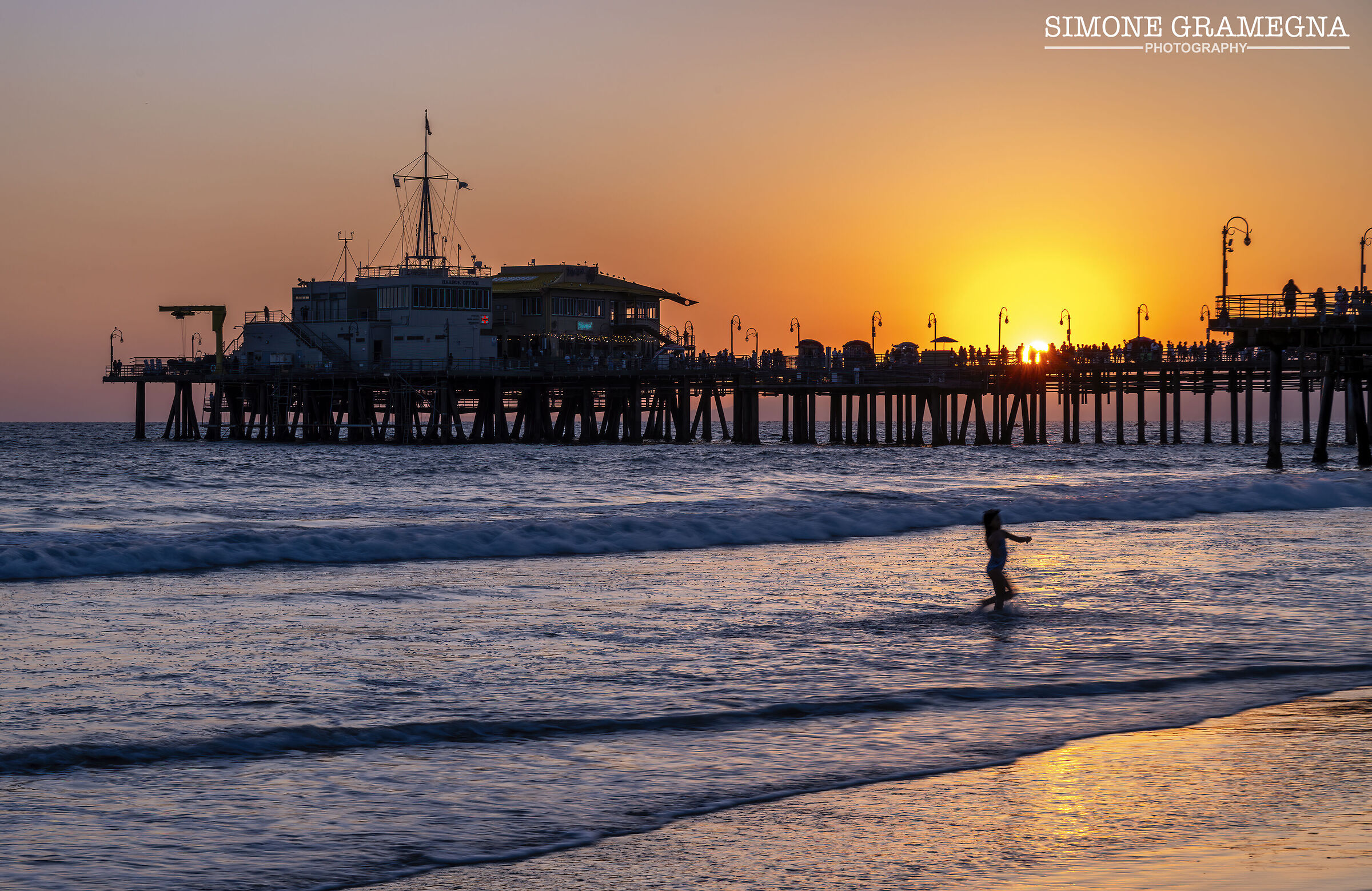 Sunset in Santa Monica